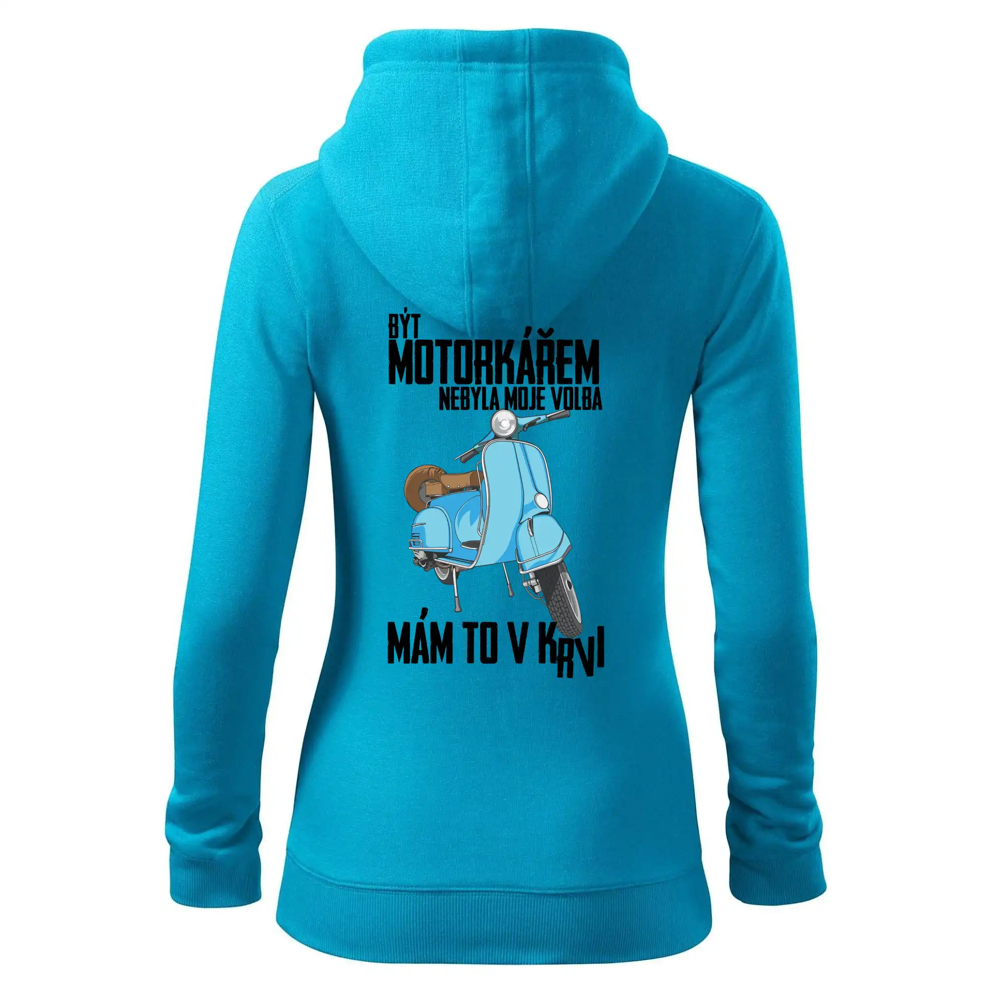 Být motorkářem nebyla moje volba skútr