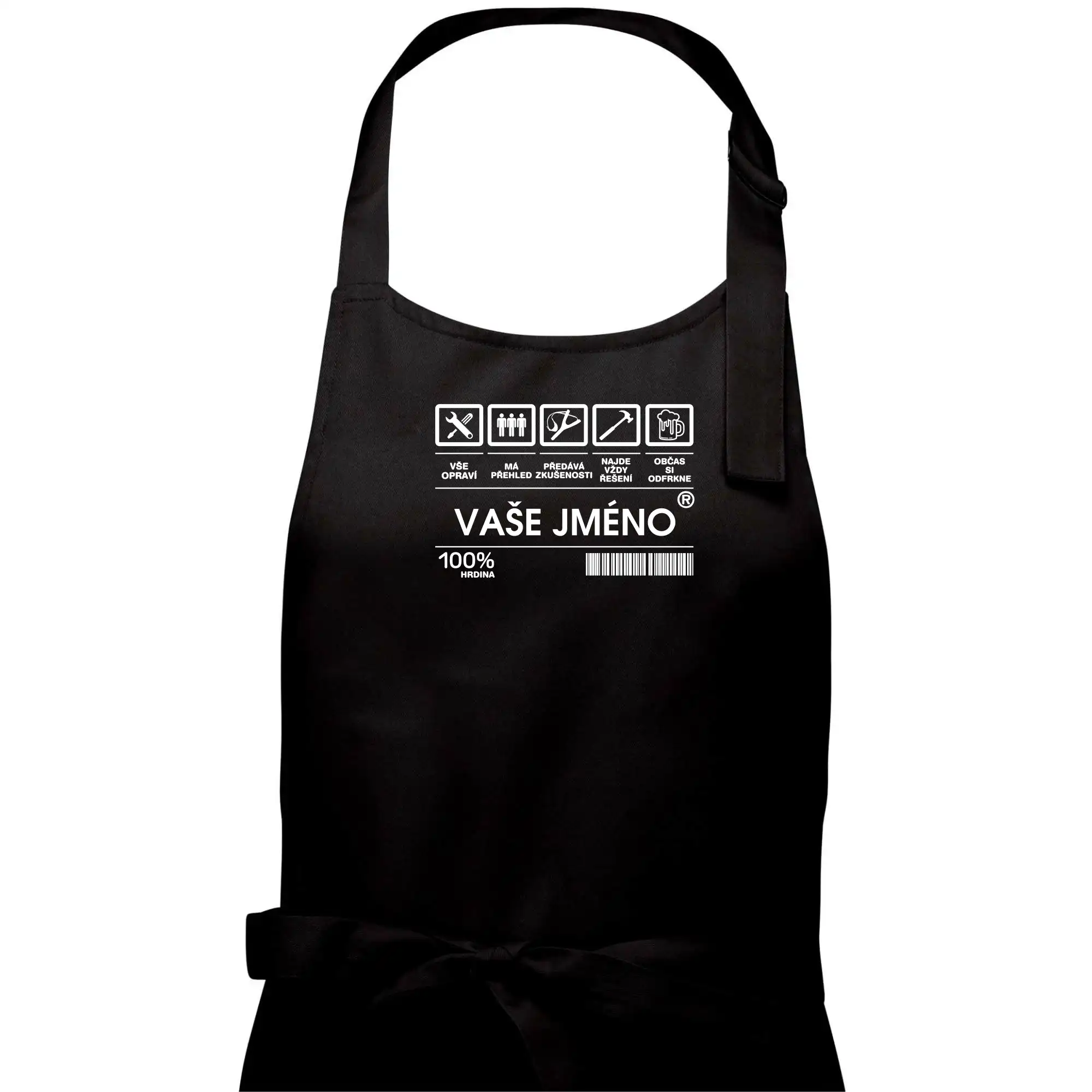 Vaše jméno - čárový kód