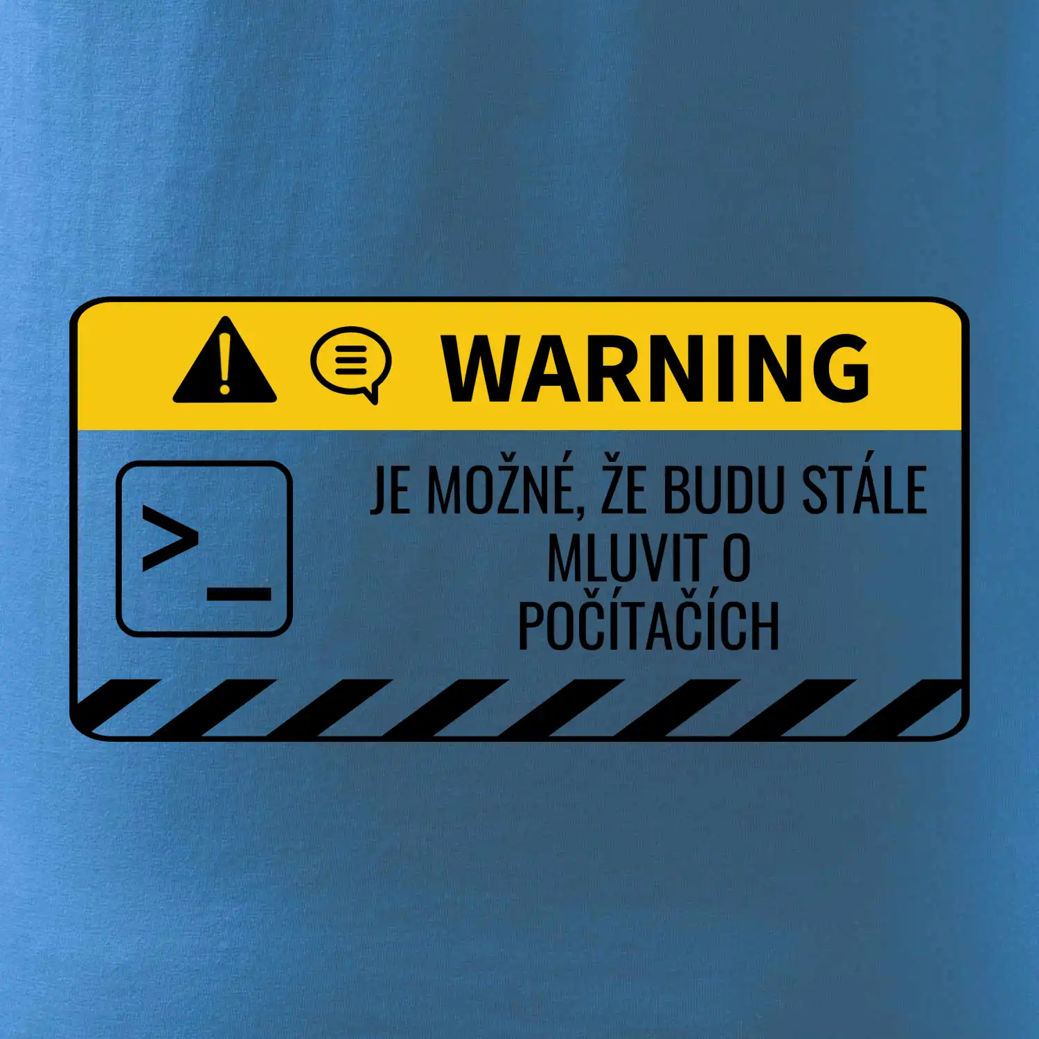 Warning mluvení - Počítač