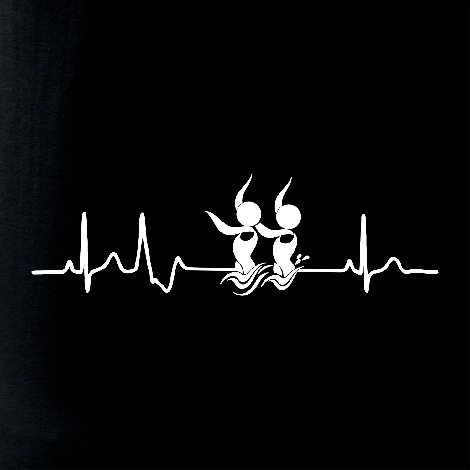 EKG synchronizované plavání