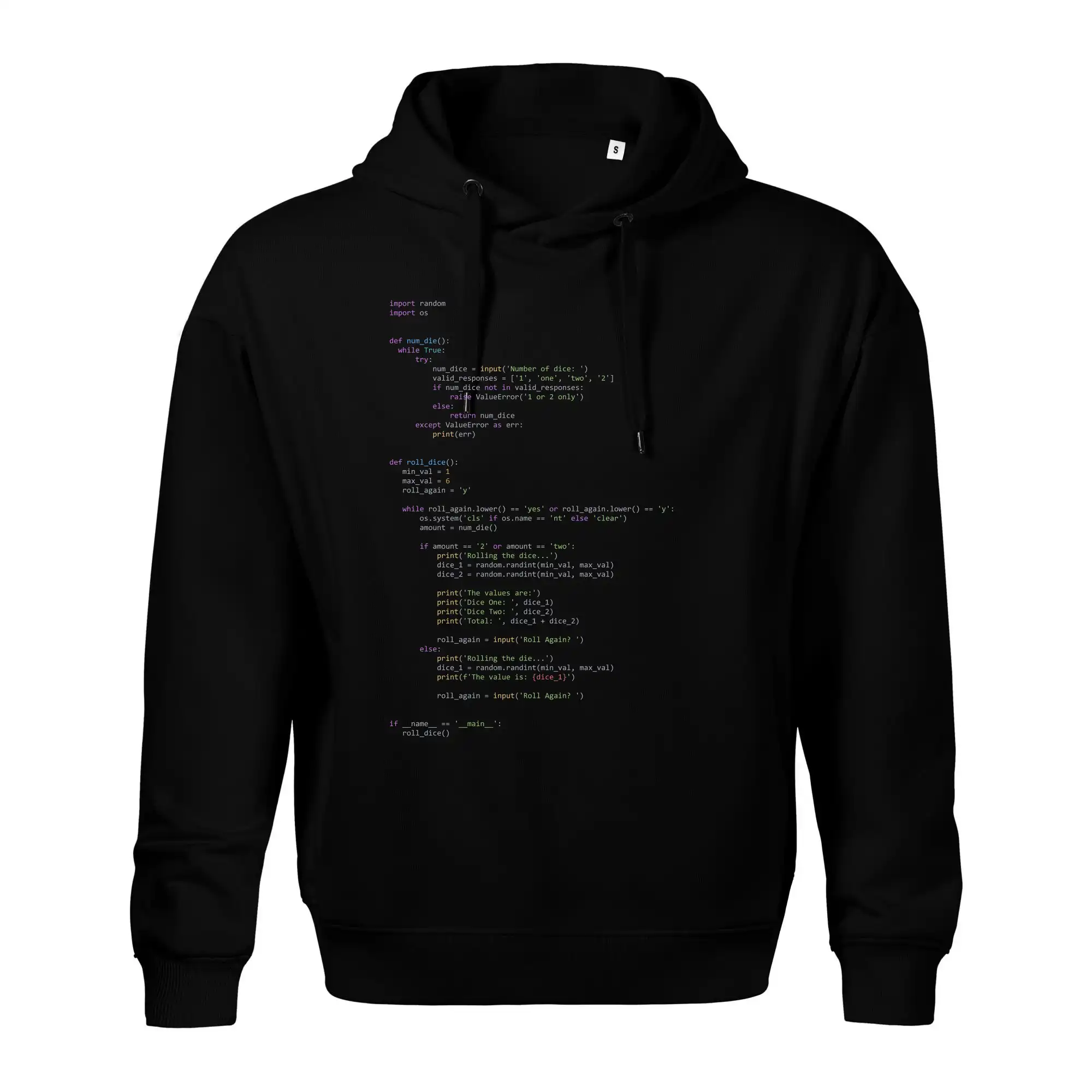 Python Generátor hodu kostkou