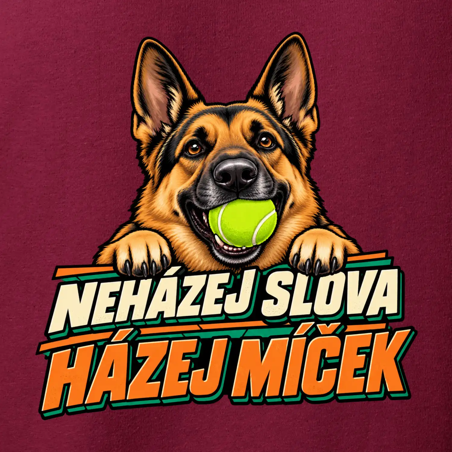 Neházej slova házej míček - vlčák