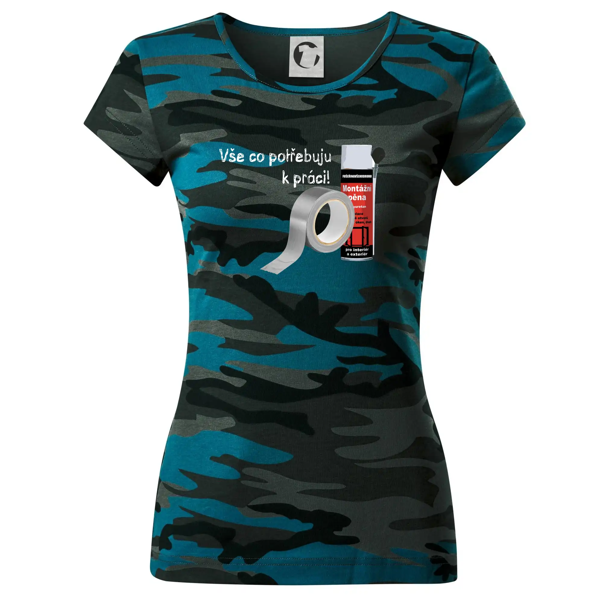 Pěna  a páska - vše co potřebuji k práci