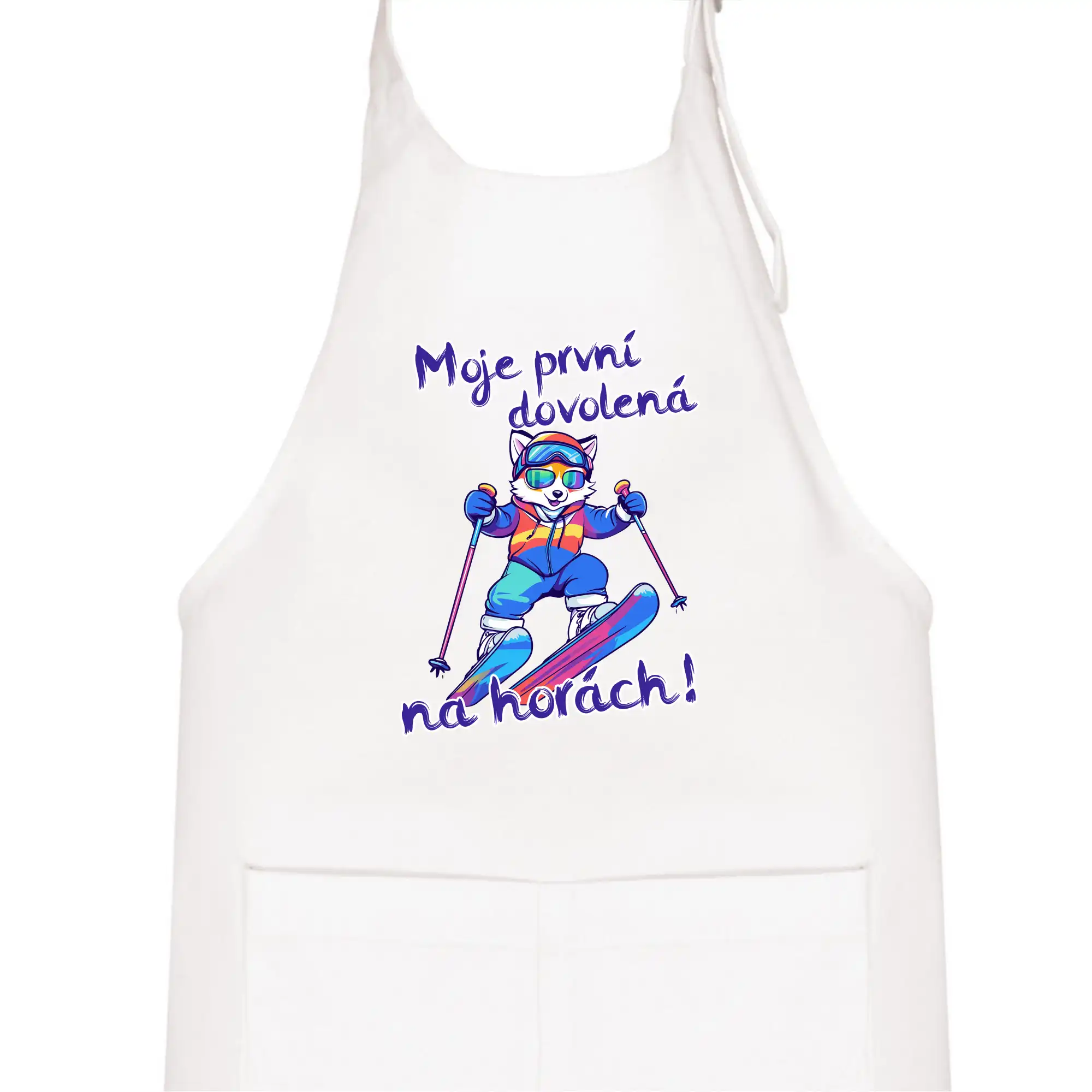 Moje první dovolená na horách modrá liška