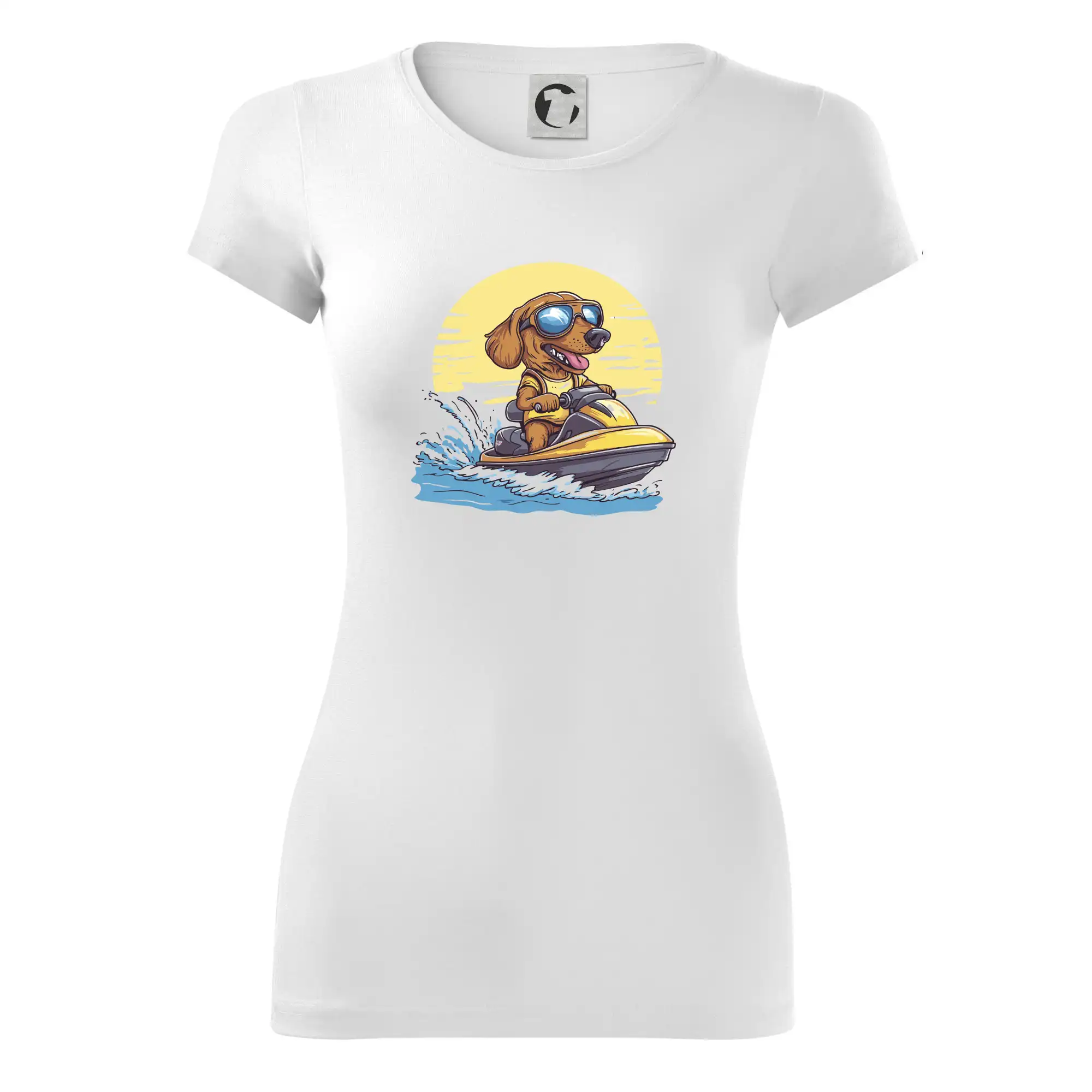 Jezevčík na vodním skútru