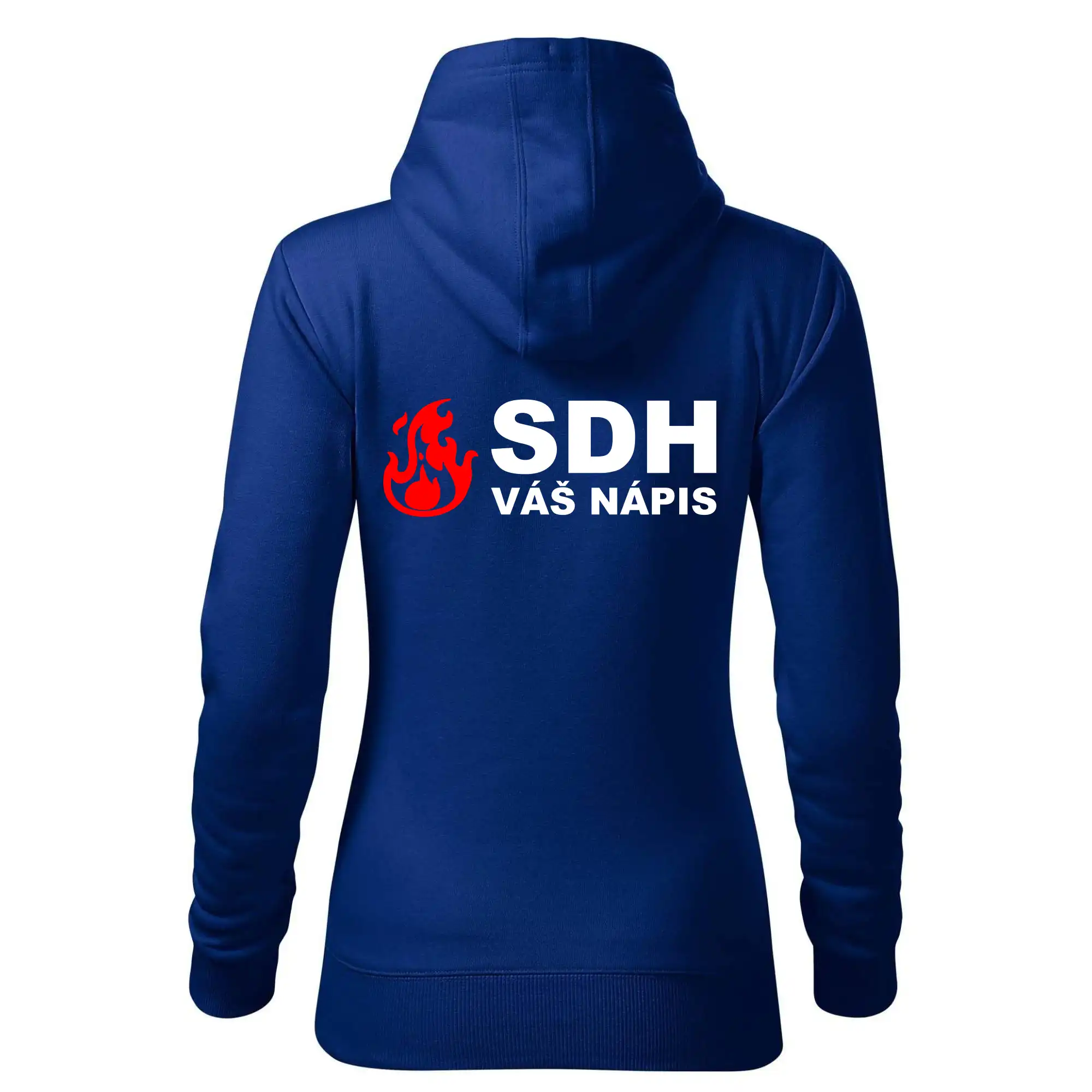 SDH nápis (oheň, název sboru - vlastní nápis)