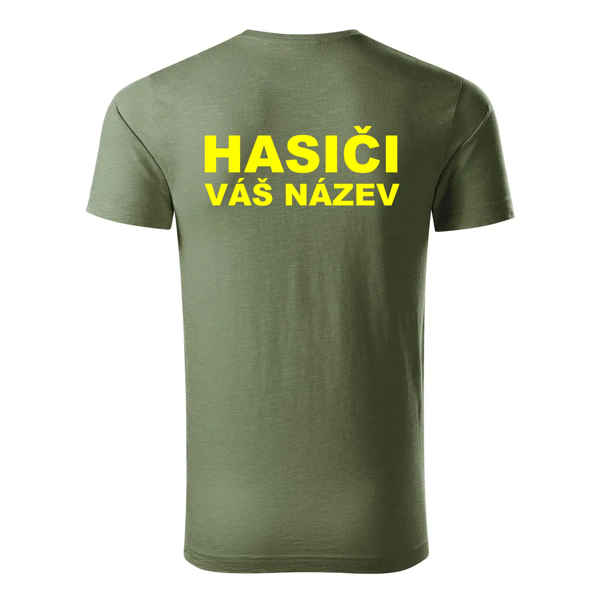 Hasiči - žlutý nápis - váš název sboru