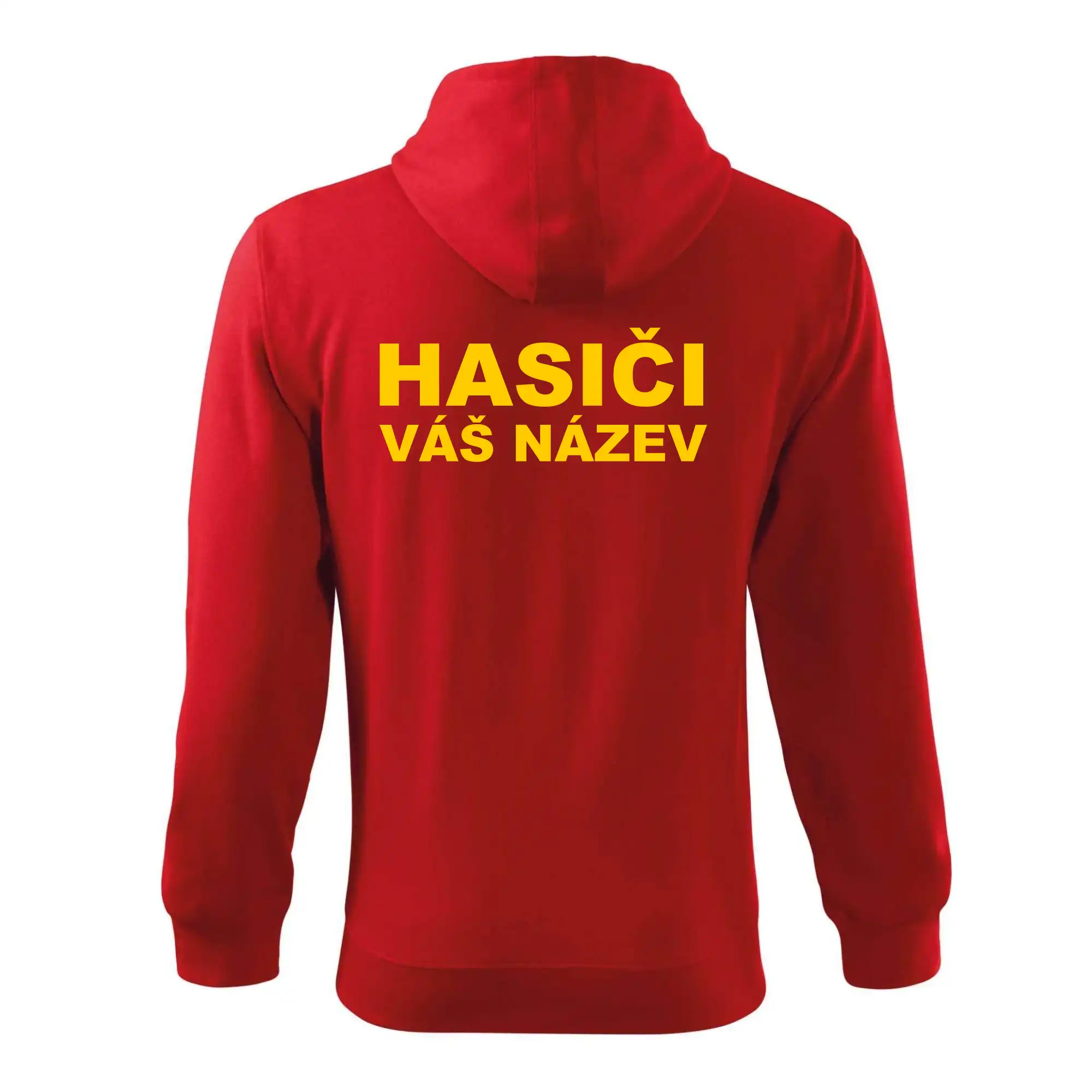 Hasiči - žlutý nápis - váš název sboru