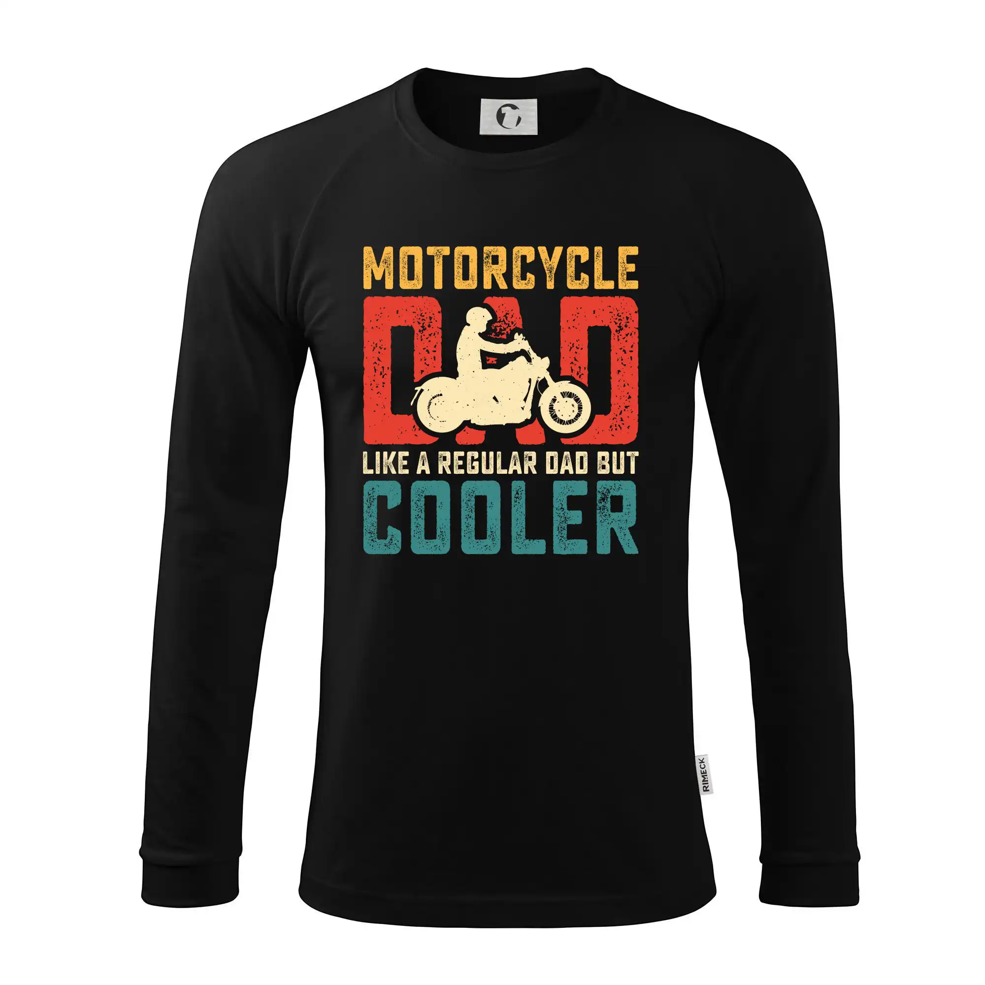 Motorcycle dad like a regular dad but cooler