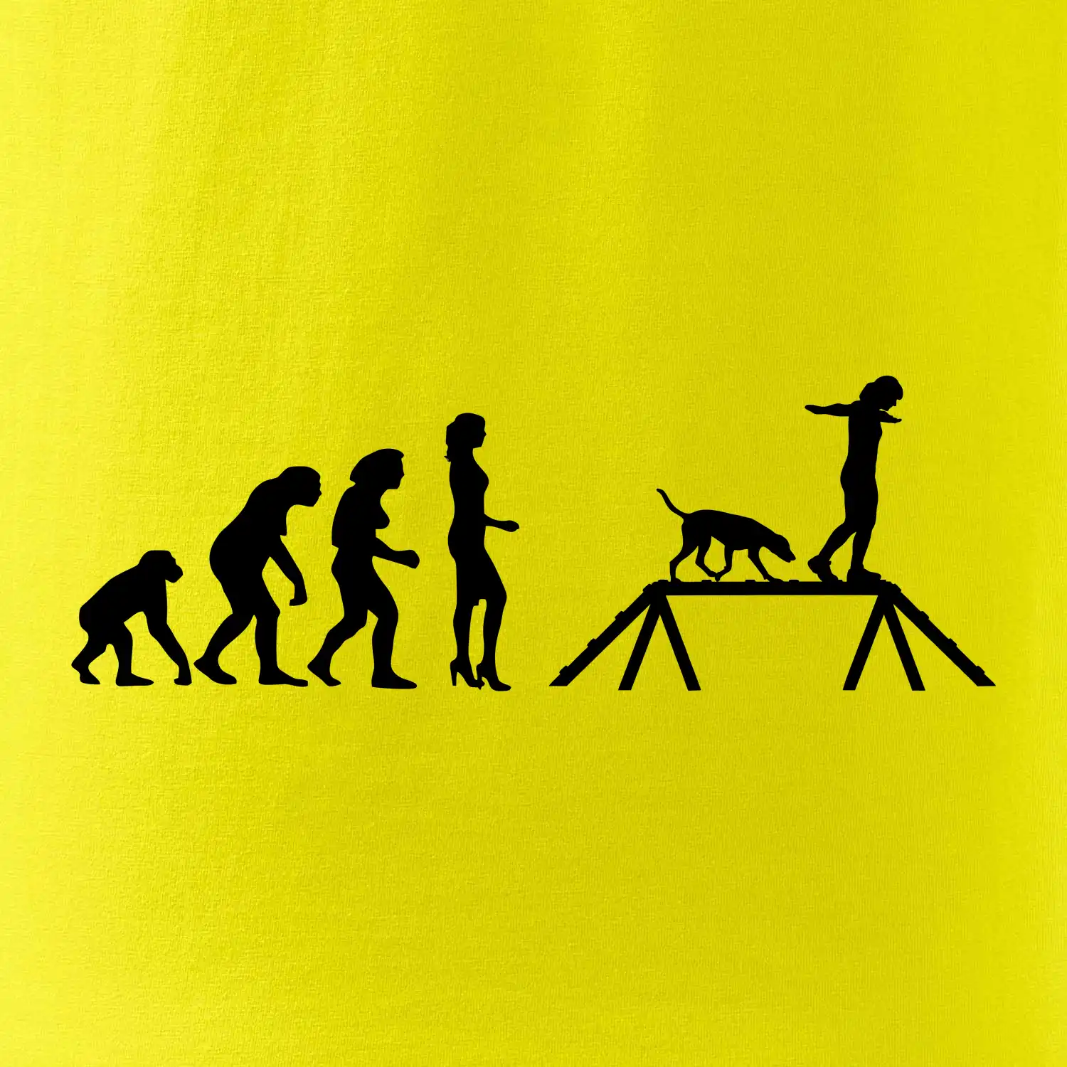 Evoluce agility žena