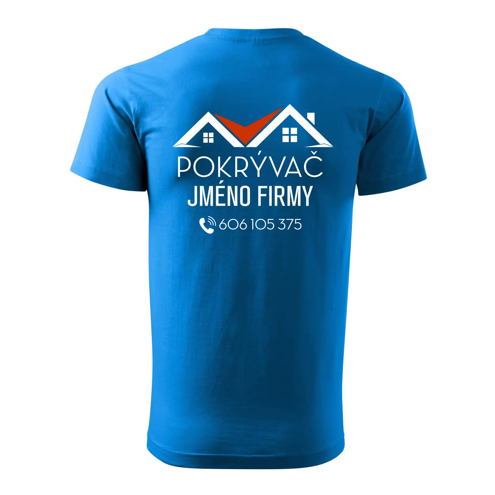 Tričko pro pokrývače - Dvě střechy