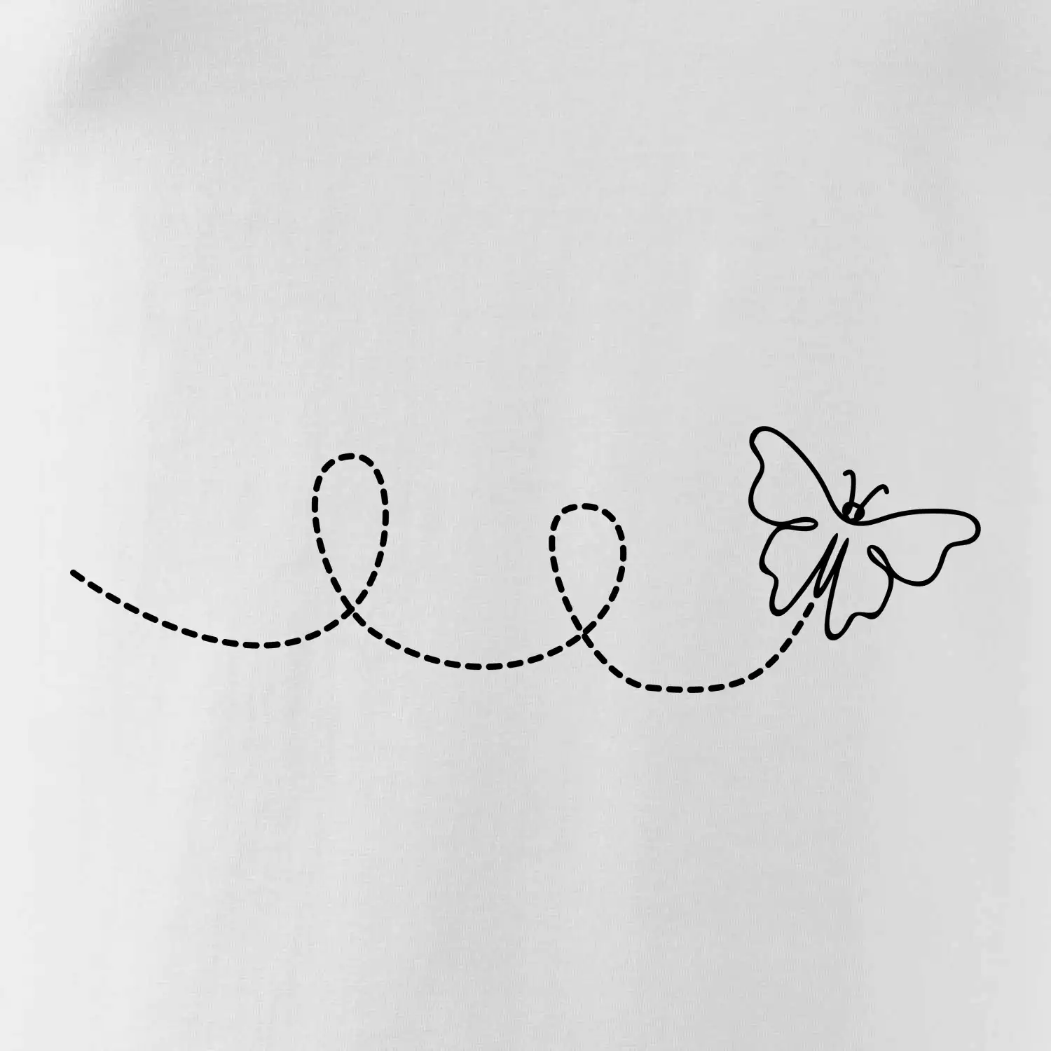 Dráha letu motýla - smyčka