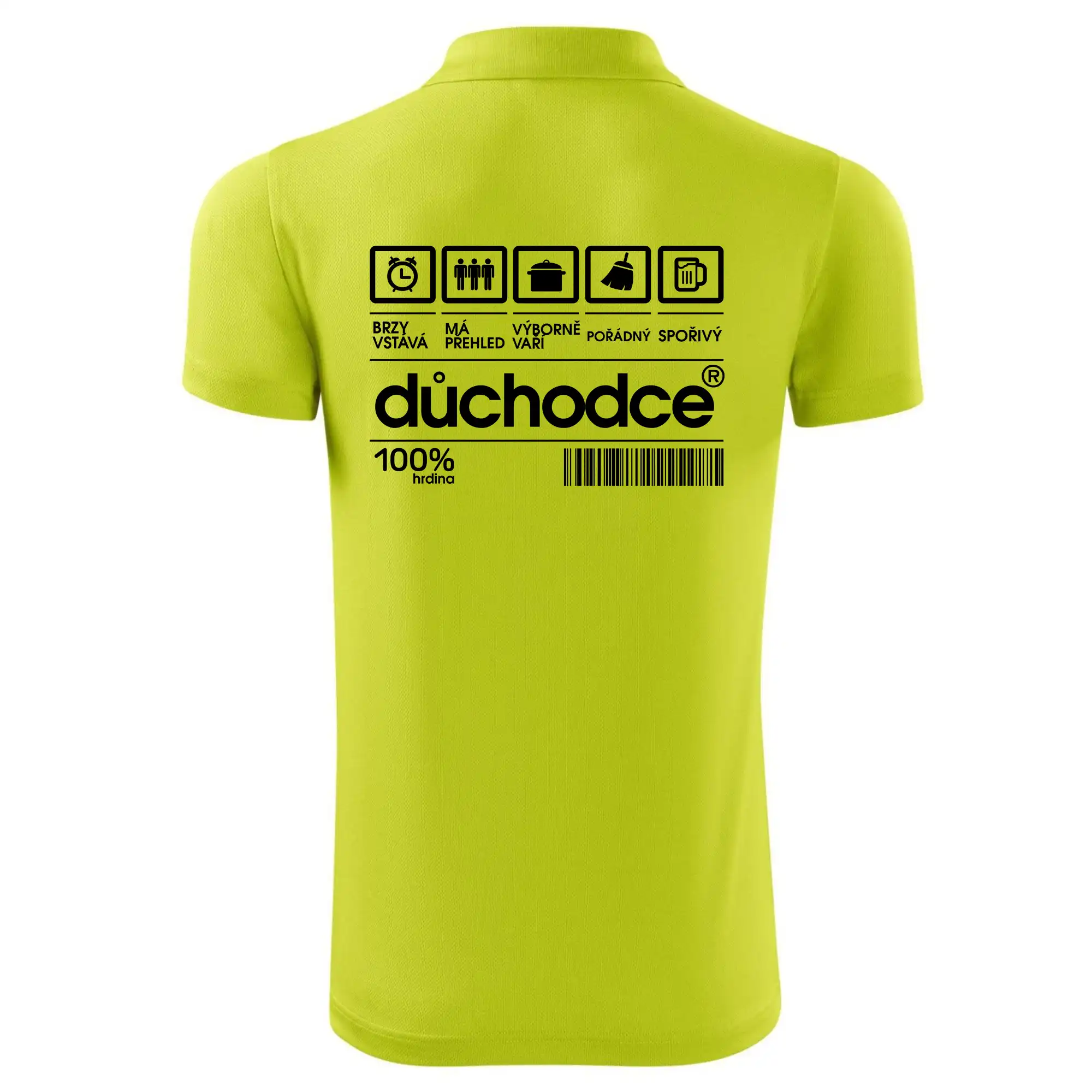 Čárový kód důchodce