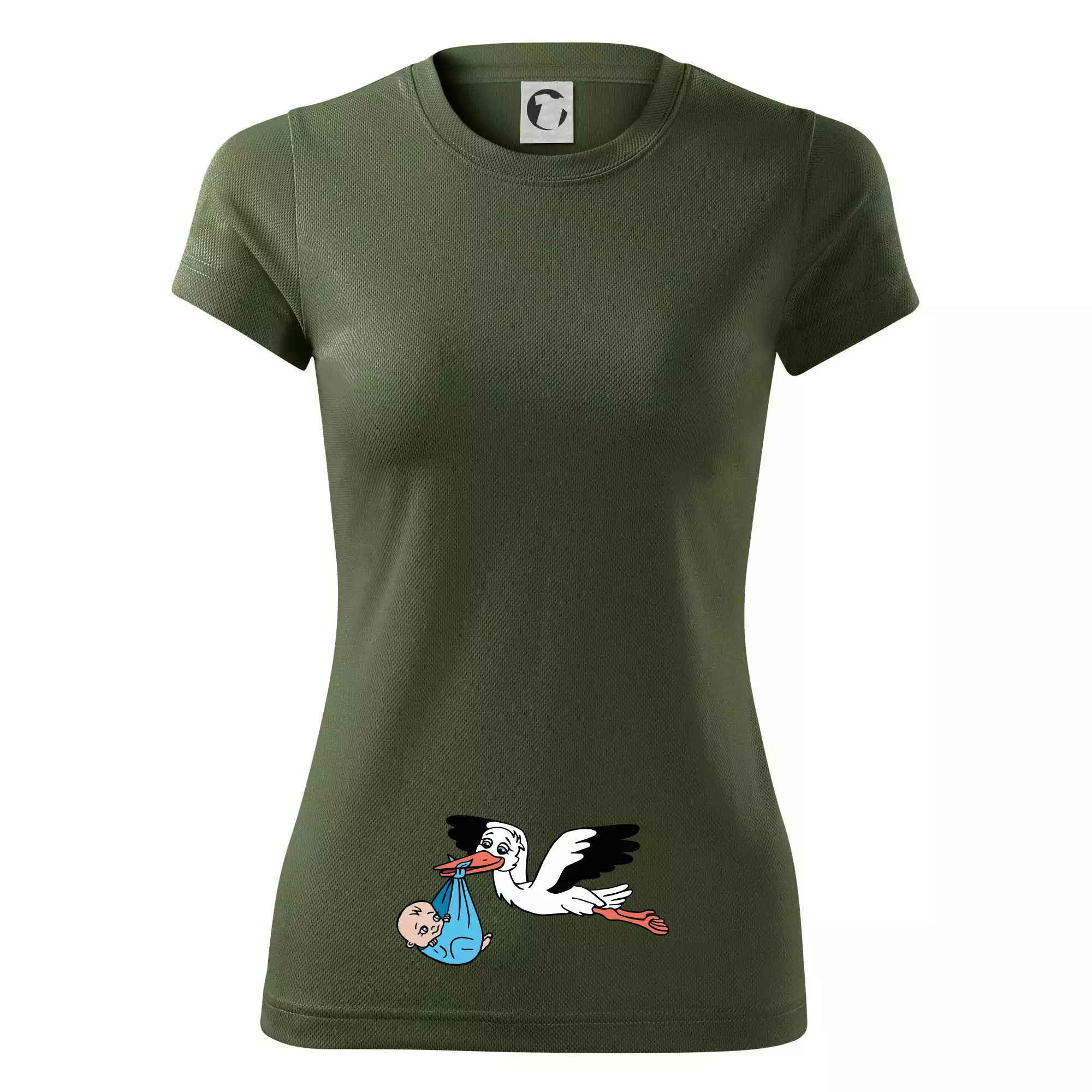 Čáp a miminko - kluk (Hana-creative)