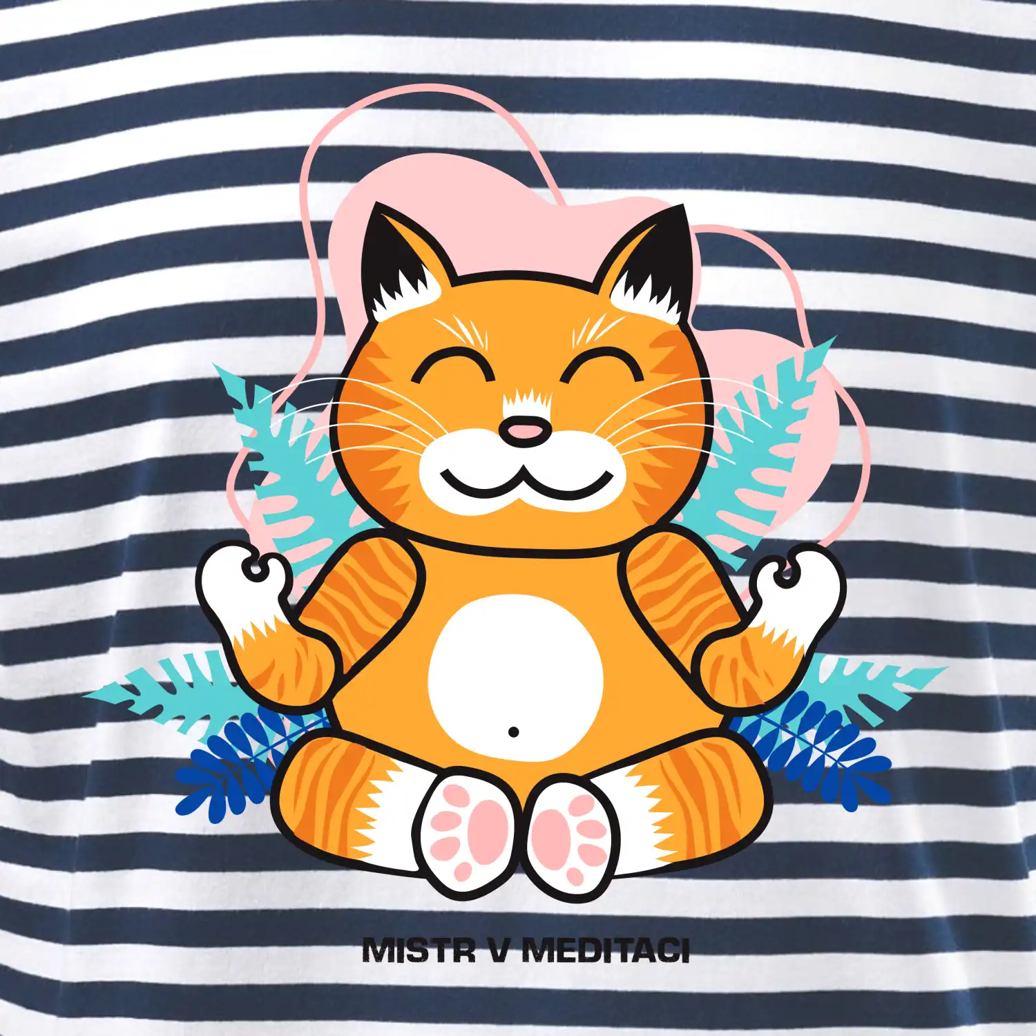 Kočka - mistr v meditaci (Pecka design)
