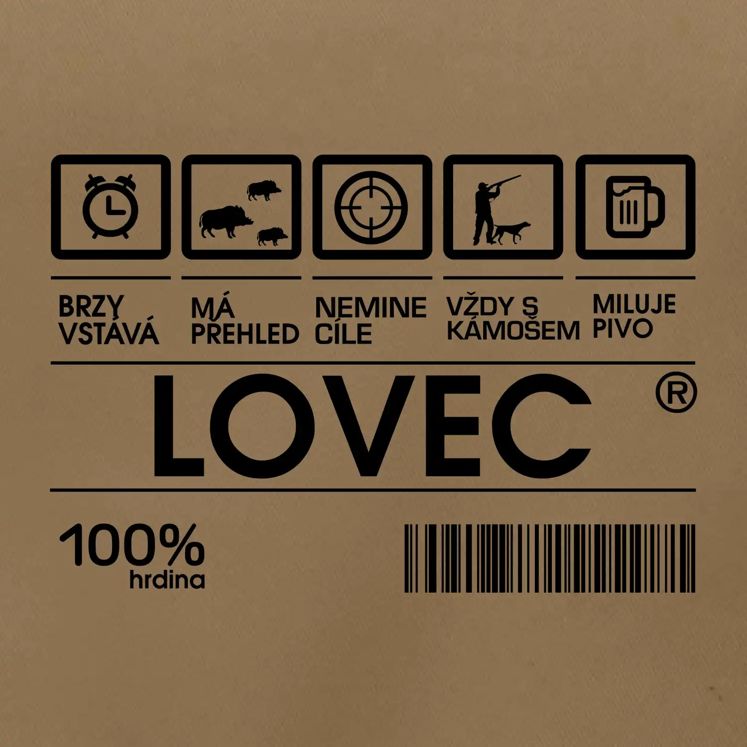 Čárový kód Lovec