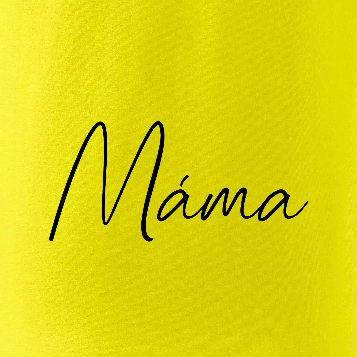 Nápis psací na prsou - máma