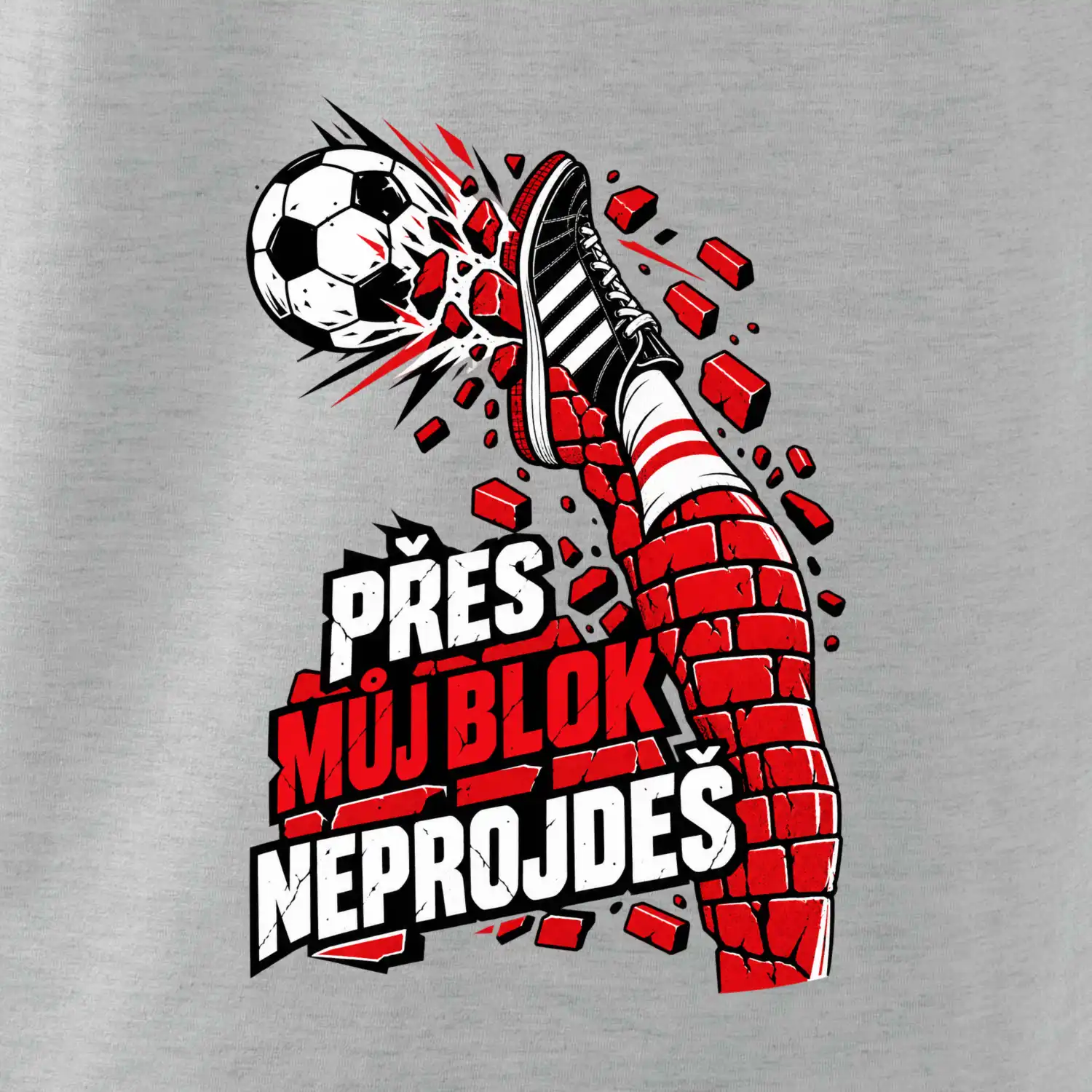 Nohejbalový neprostupný blok
