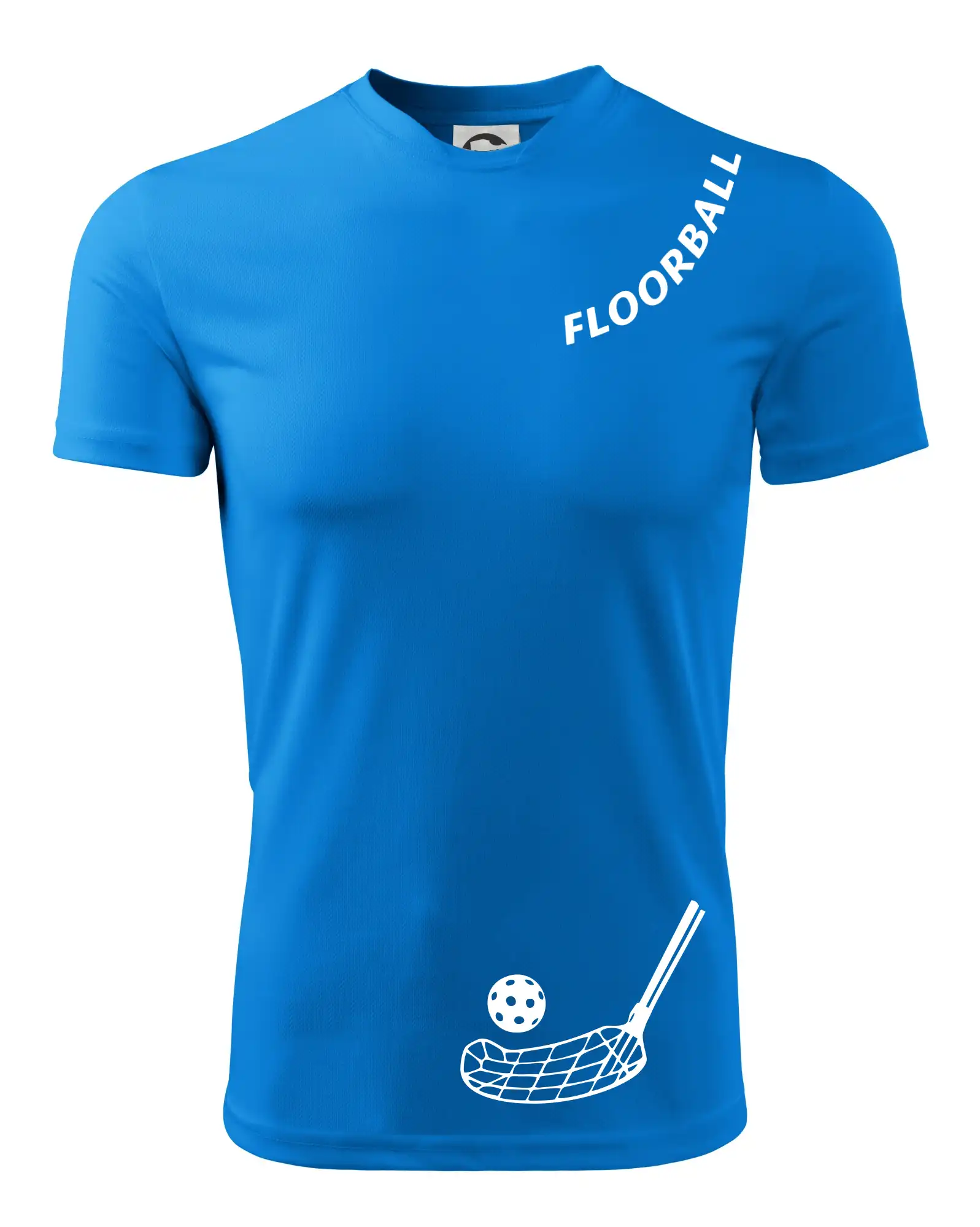 Floorball nápis šikmo