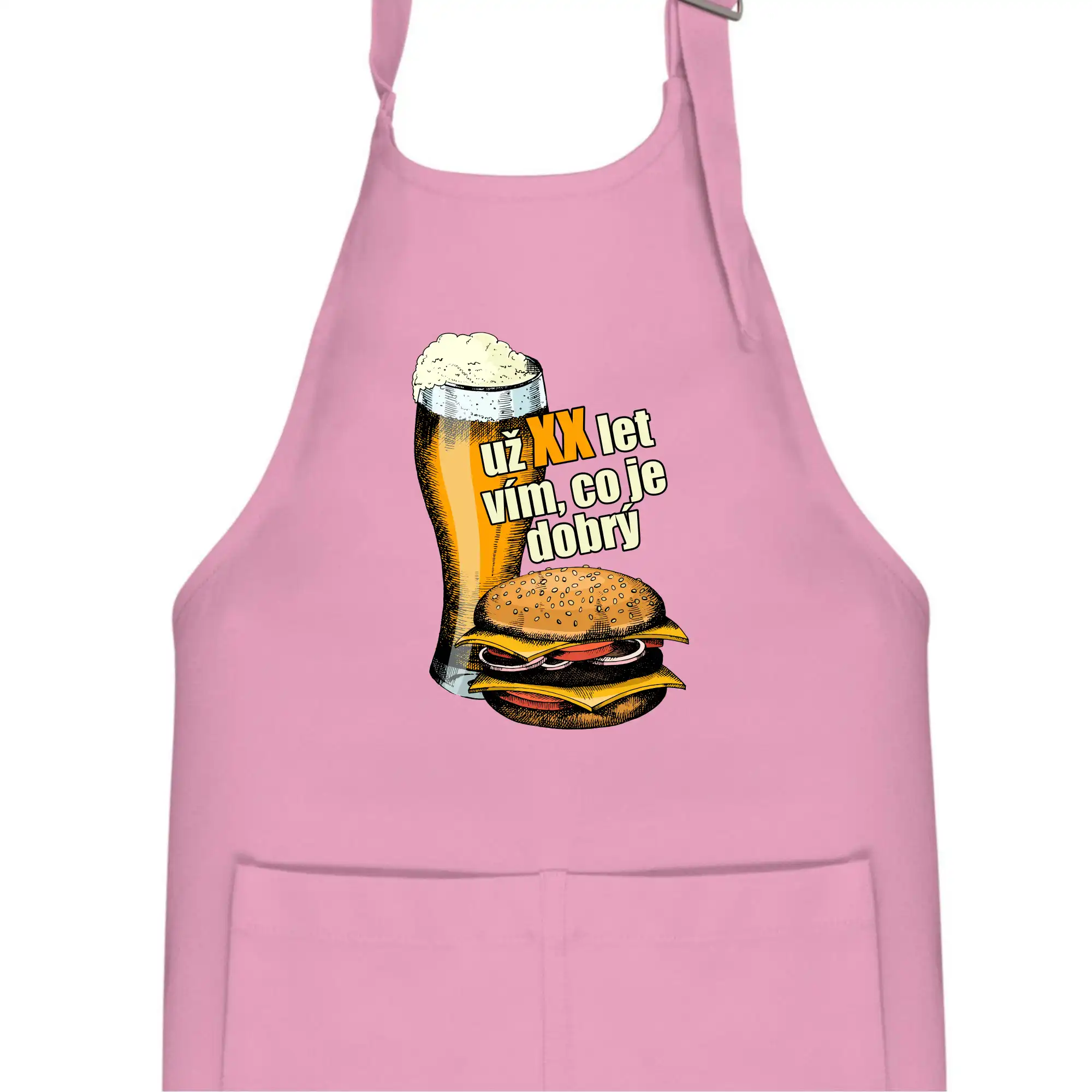 Pivo a burger vím co je dobrý