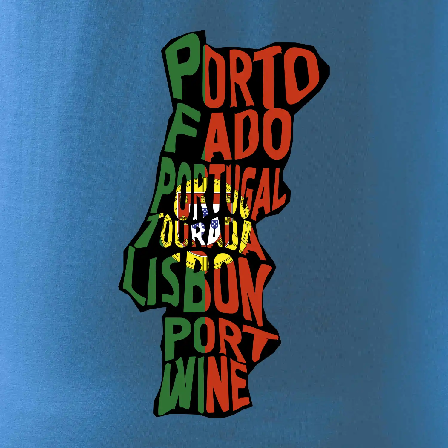Mapy - názvy měst - Portugalsko