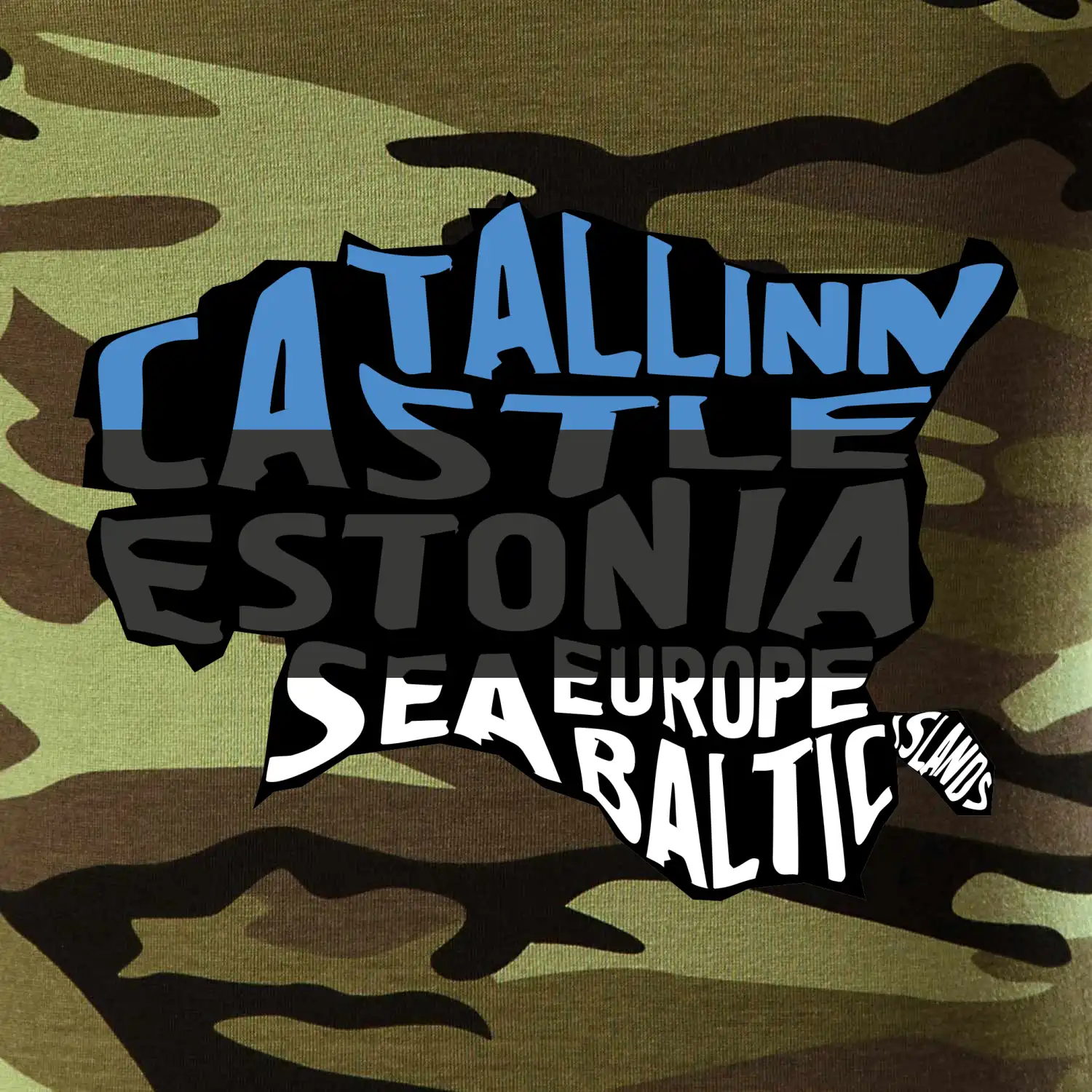 Mapy - názvy měst - Estonsko