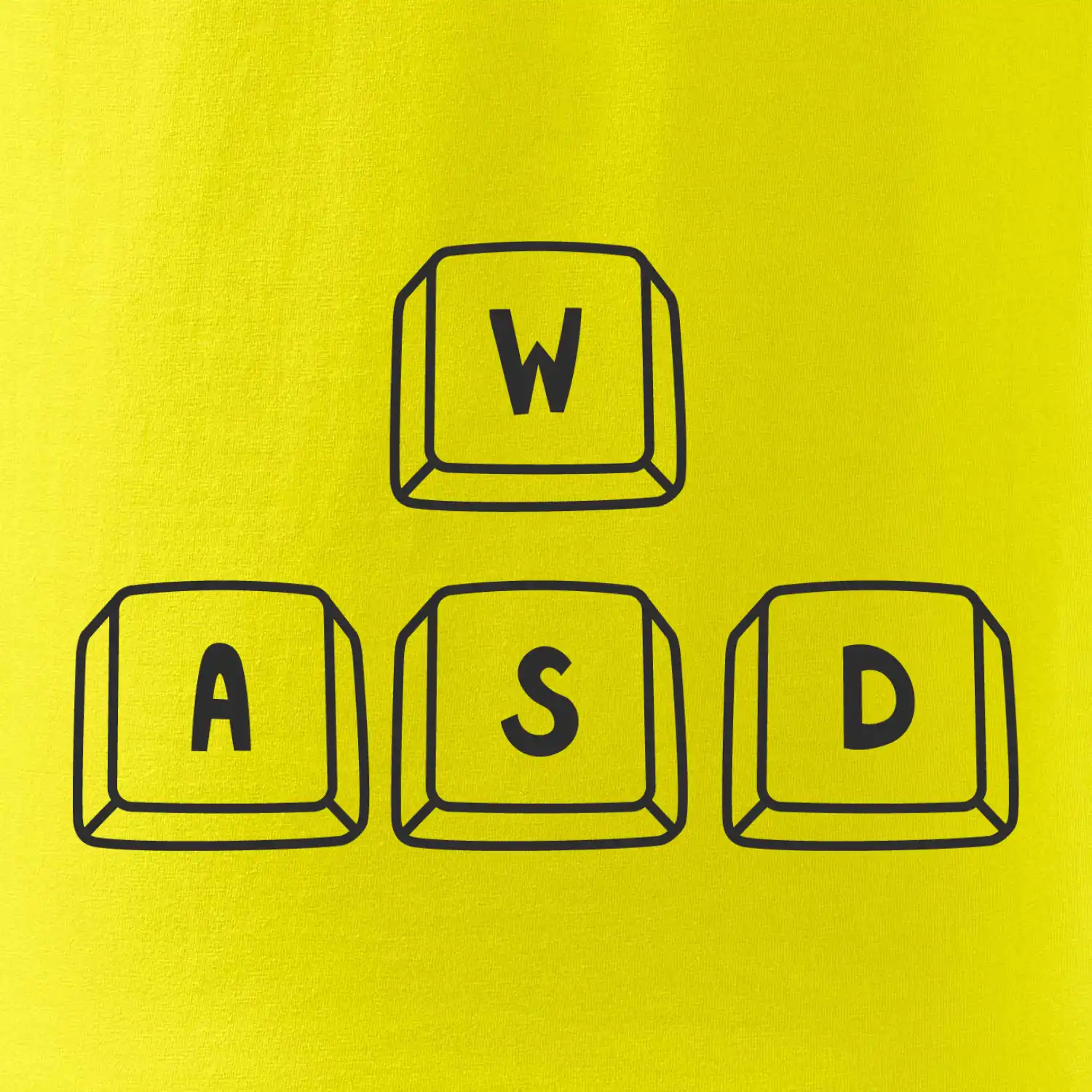 WASD klávesy - prso