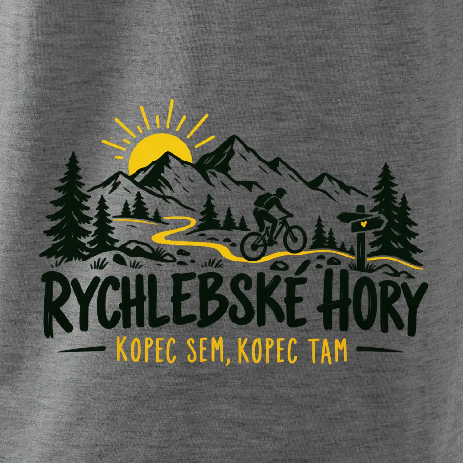 Rychlebské hory kopec sem kopec tam
