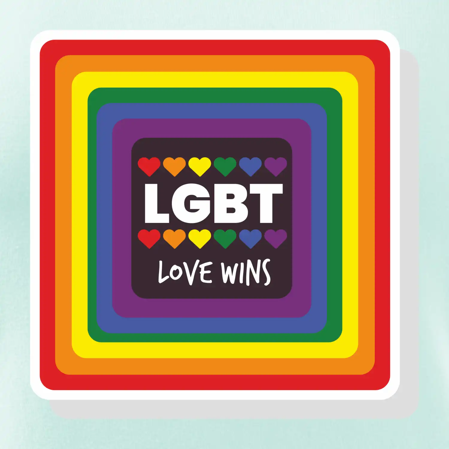 Love wins čtverec