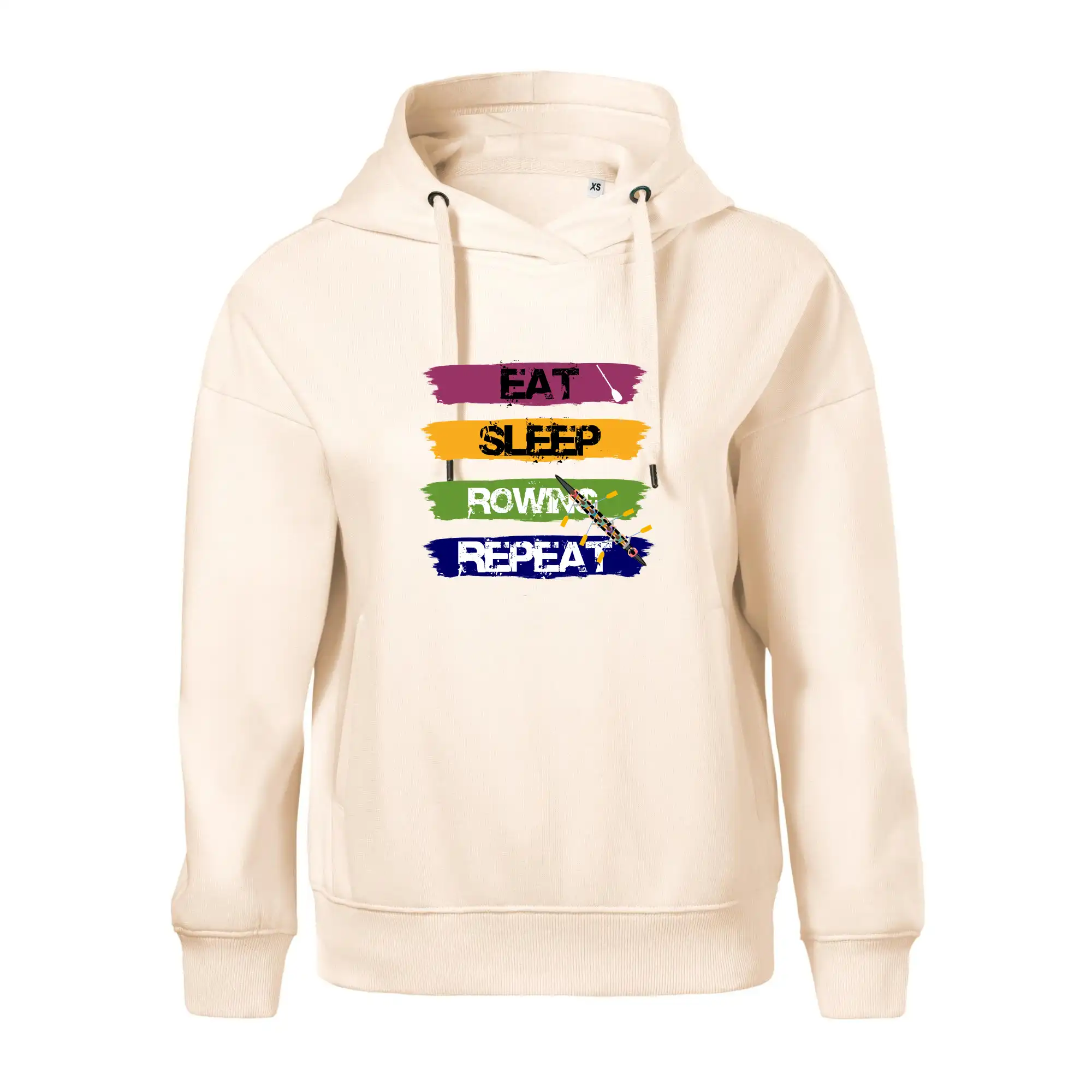 Eat sleep rowing repeat barevné