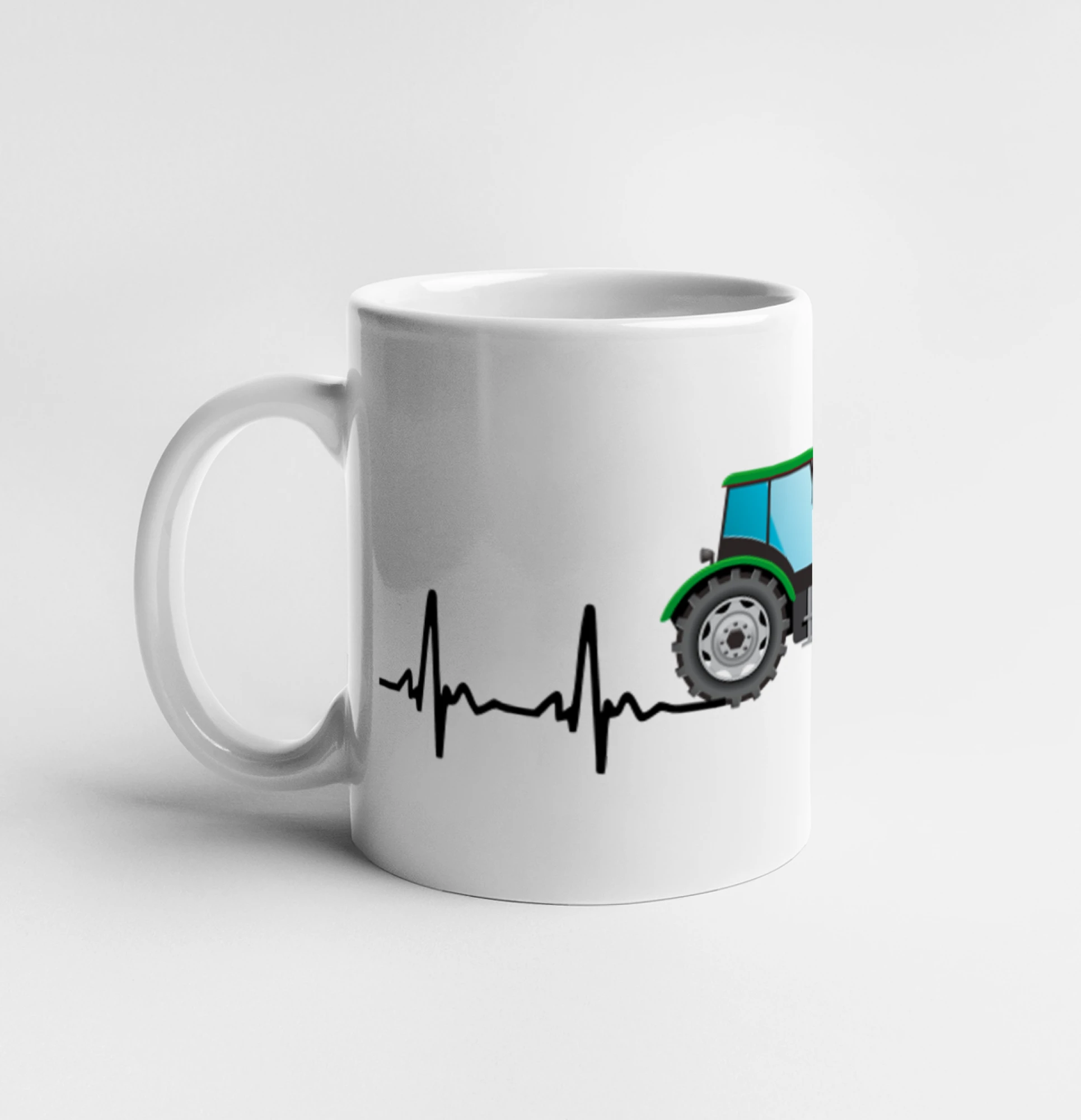 Traktor barevný ekg