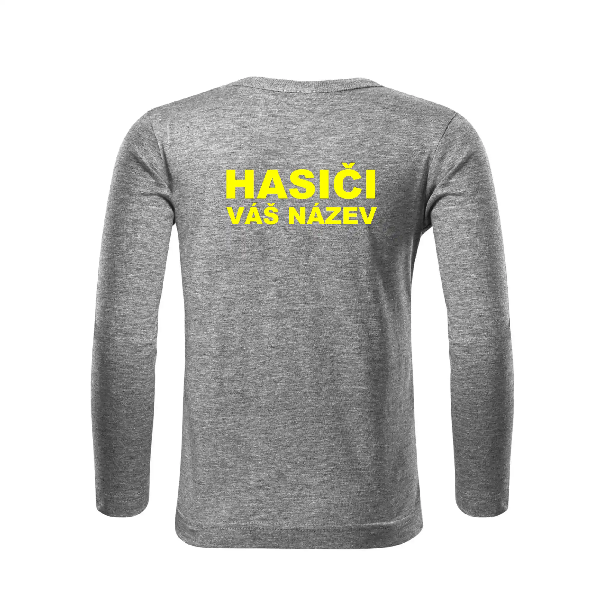 Hasiči - žlutý nápis - váš název sboru