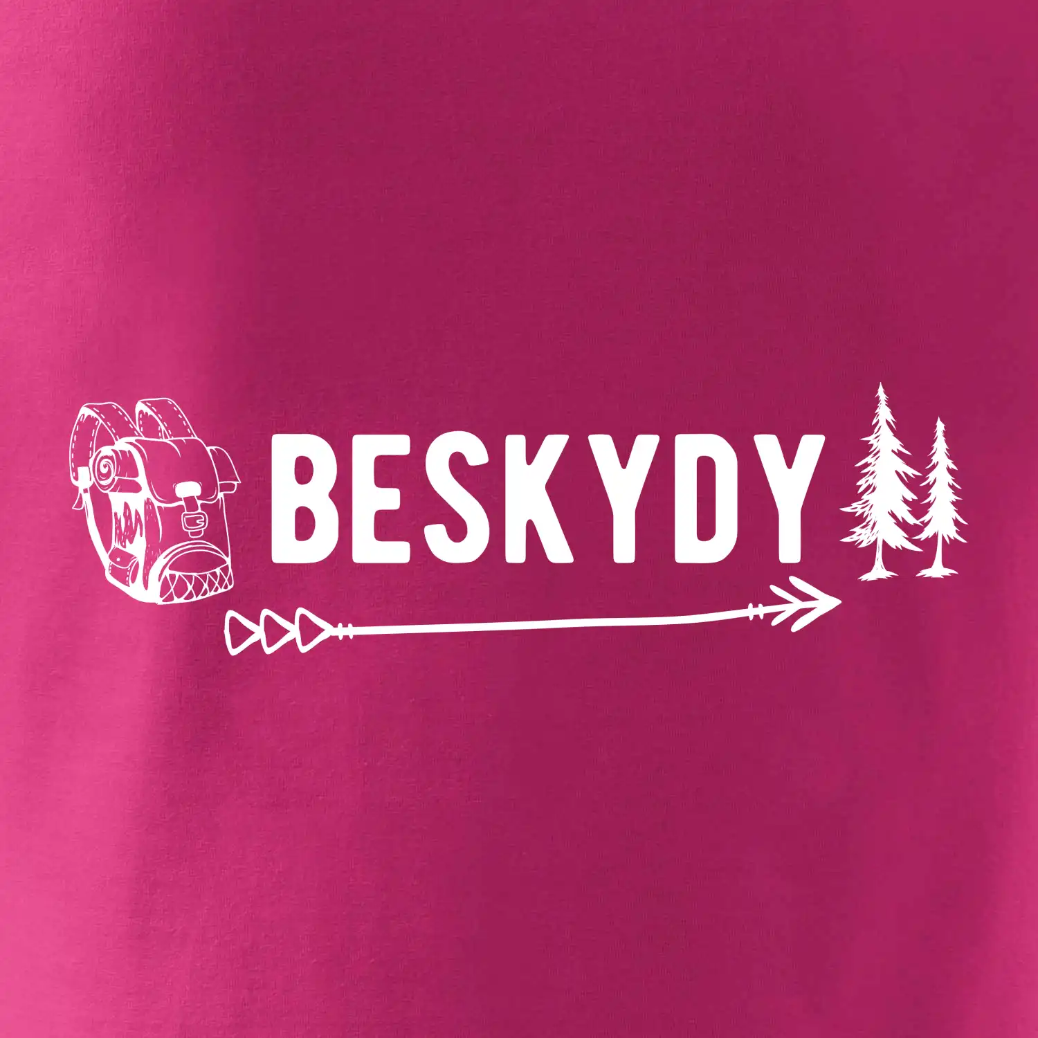 Beskydy nápis
