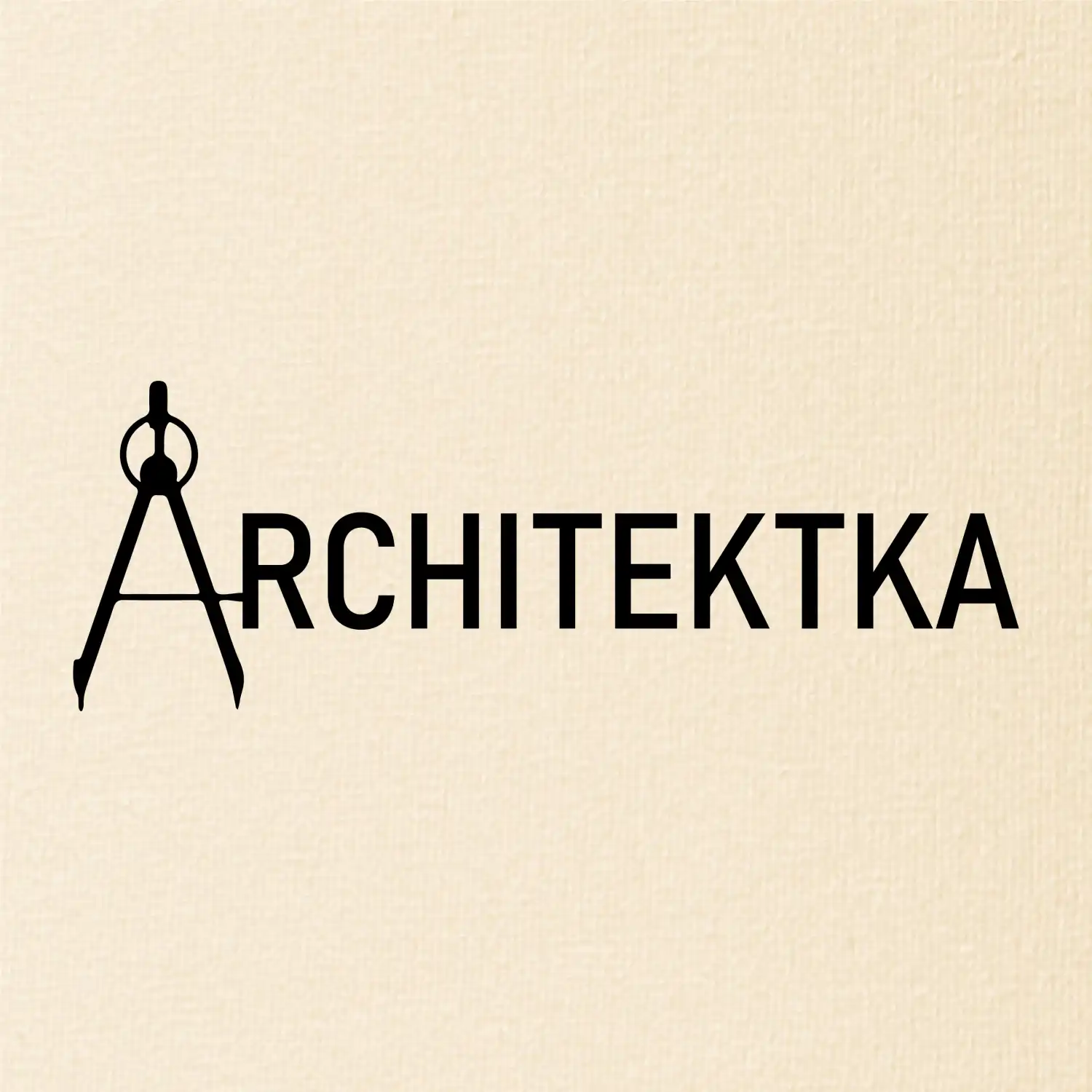 Architektka nápis