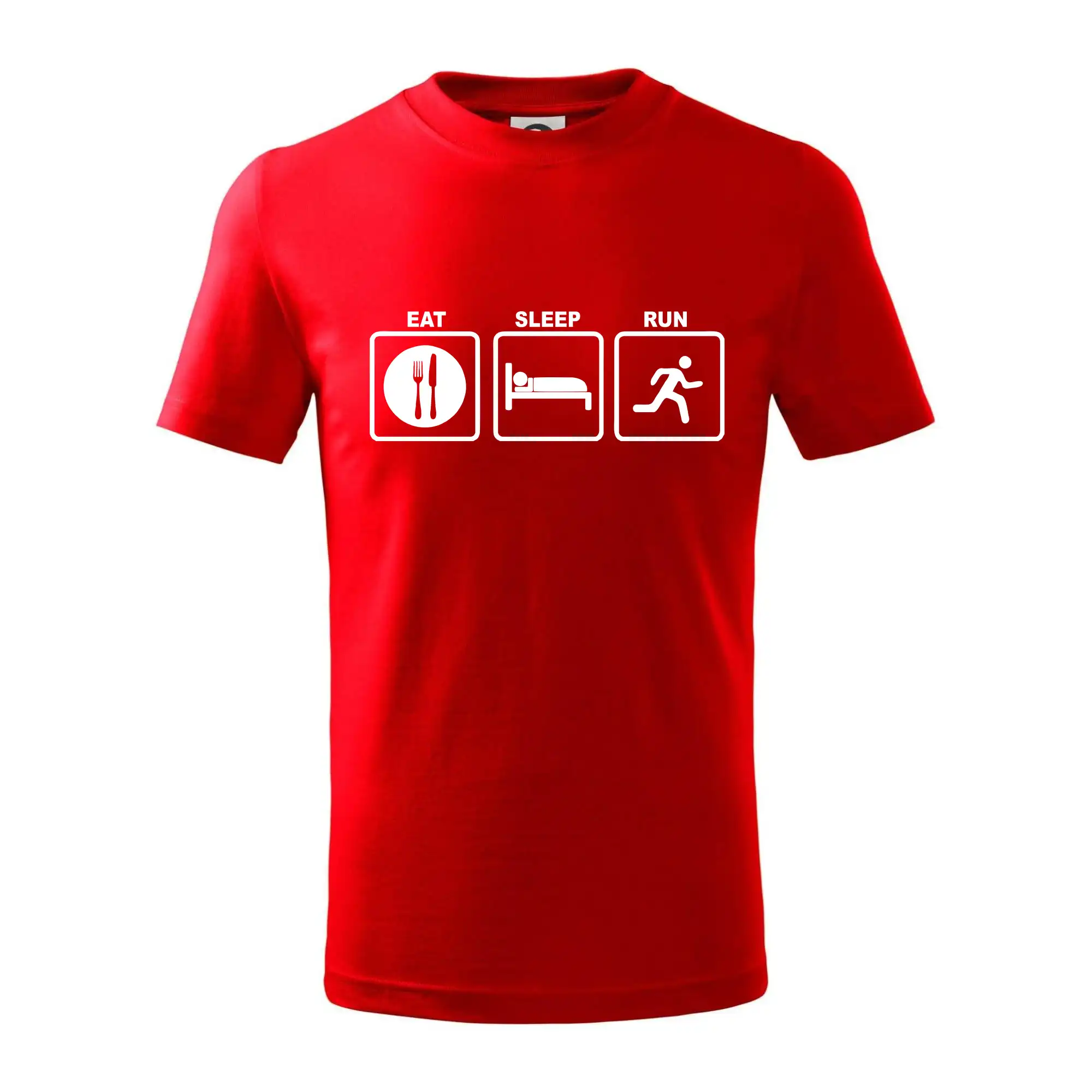 Eat sleep run čtverce