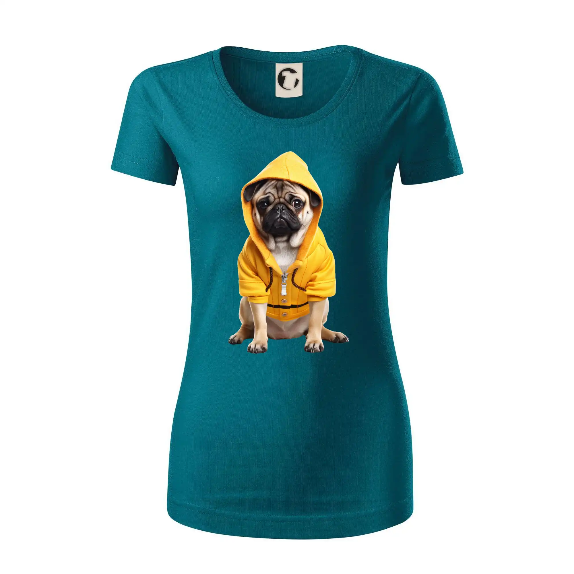 Mops v mikině