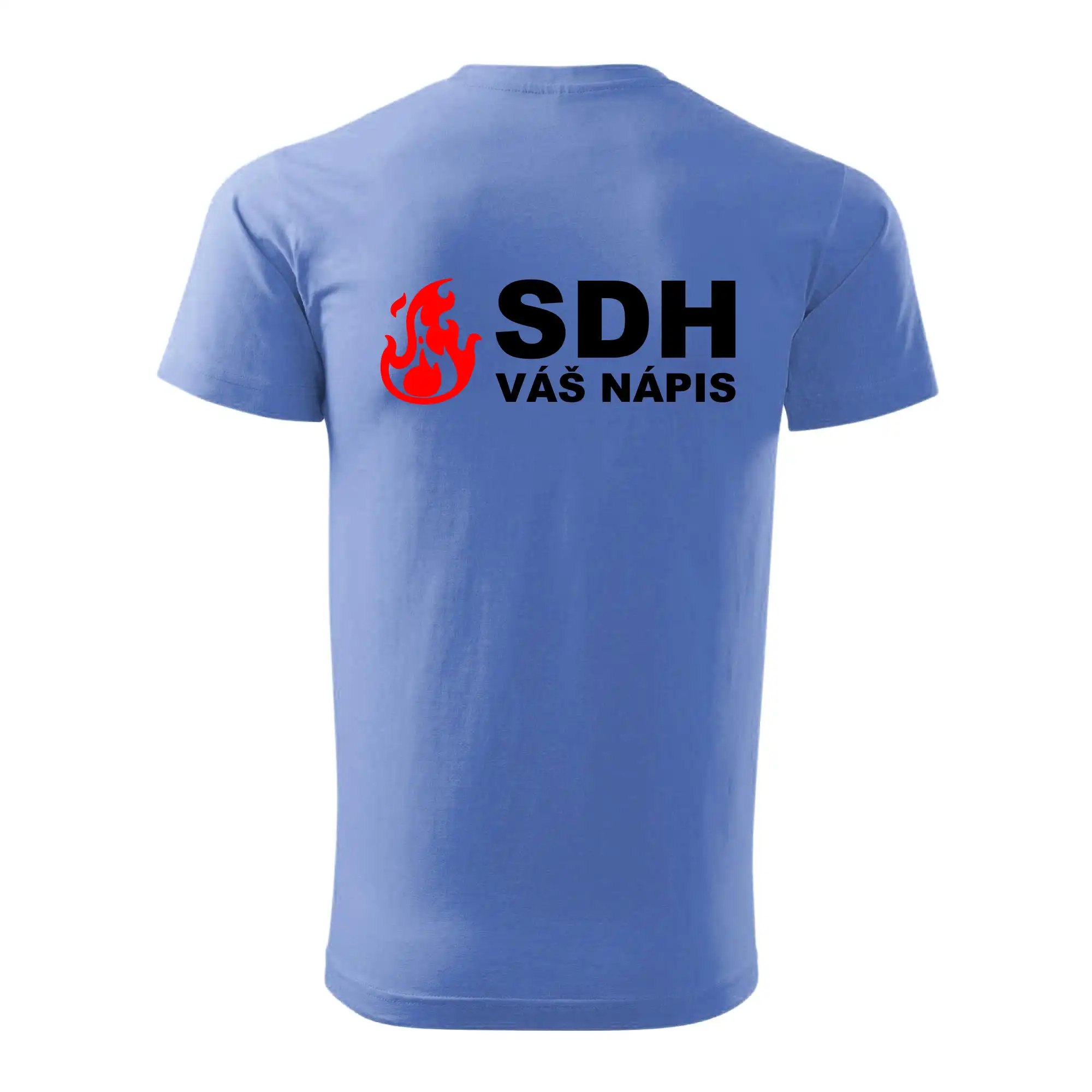 SDH nápis (oheň, název sboru - vlastní nápis)