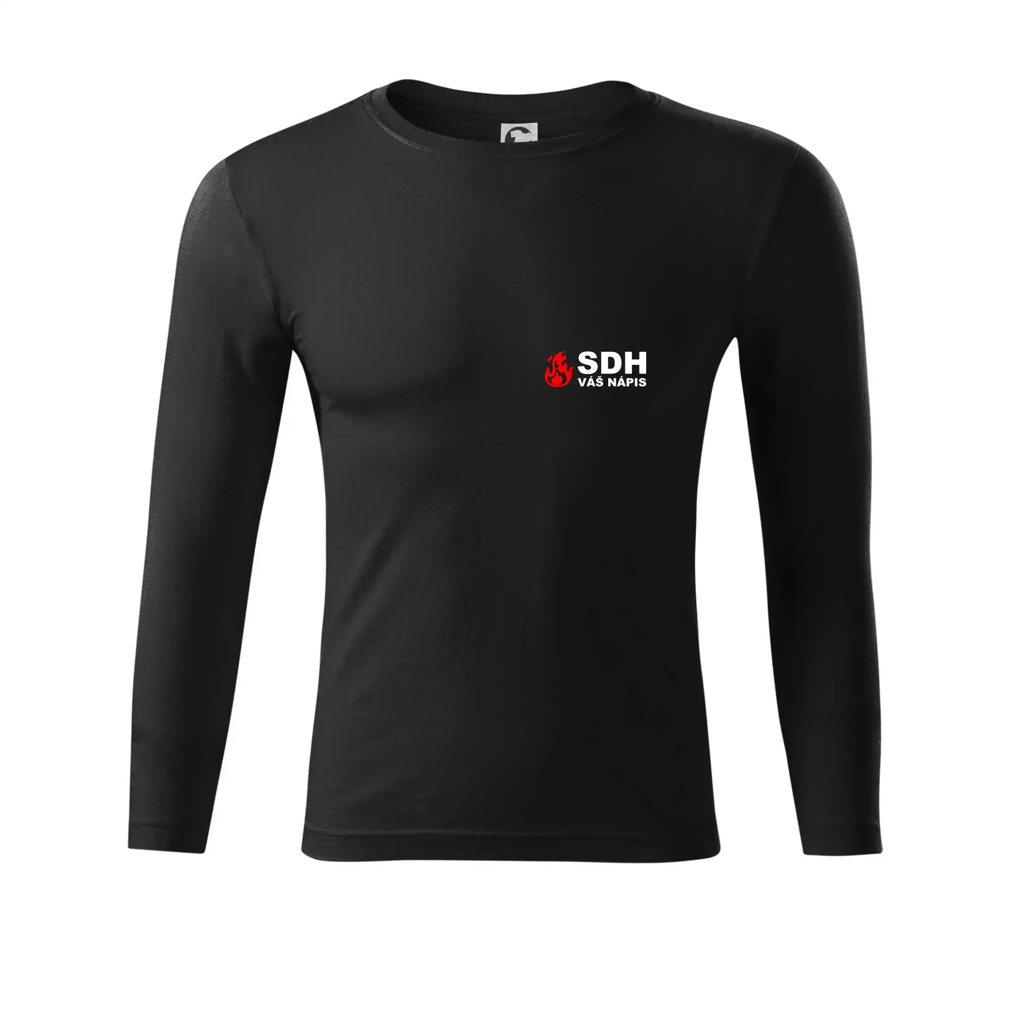 SDH nápis (oheň, název sboru - vlastní nápis)
