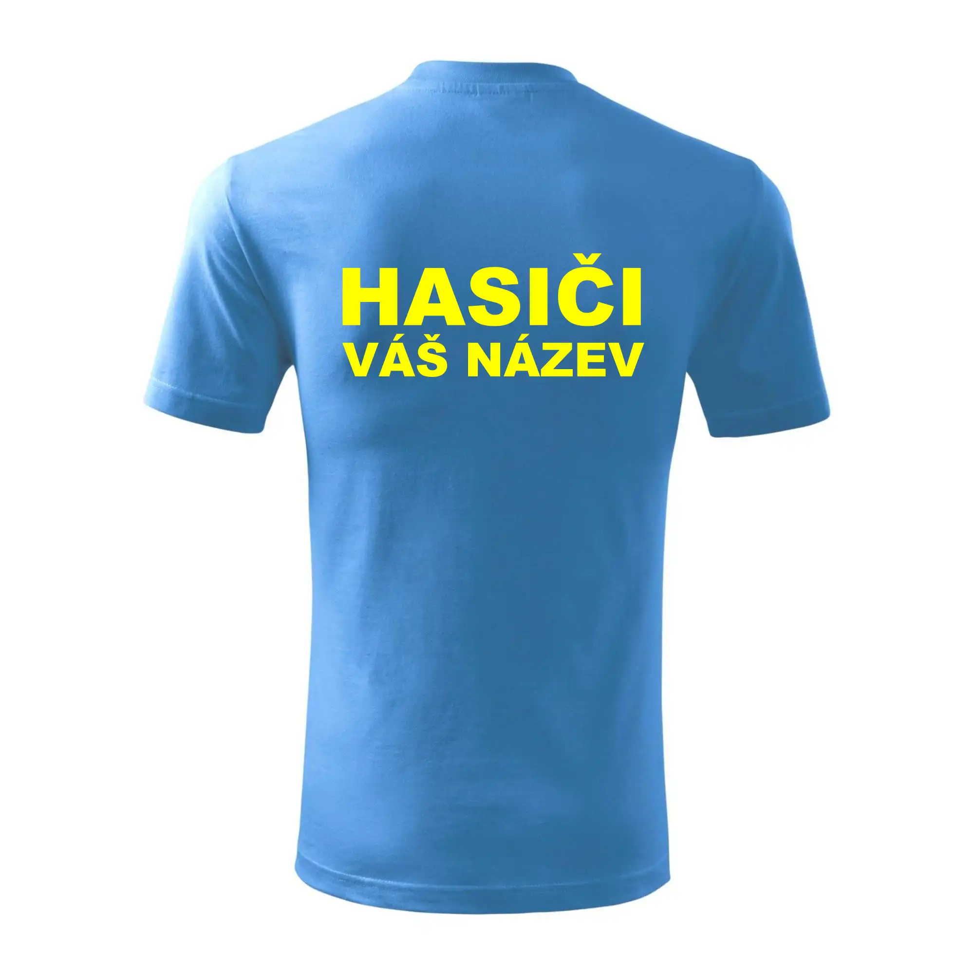 Hasiči - žlutý nápis - váš název sboru
