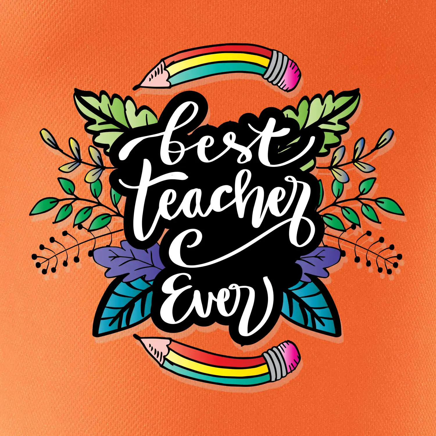 Barevné tužky best teacher ever