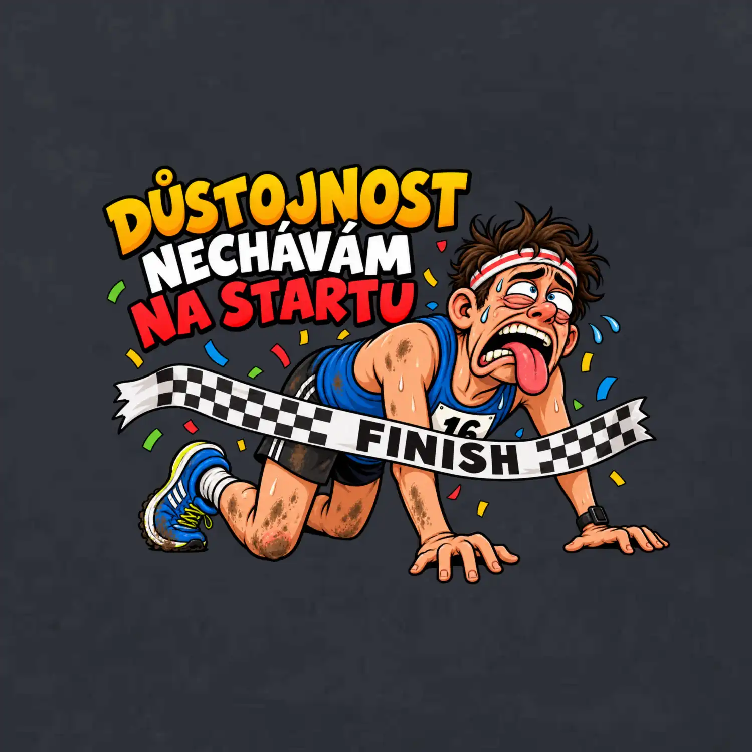 Běžec důstojnost nechávám na startu
