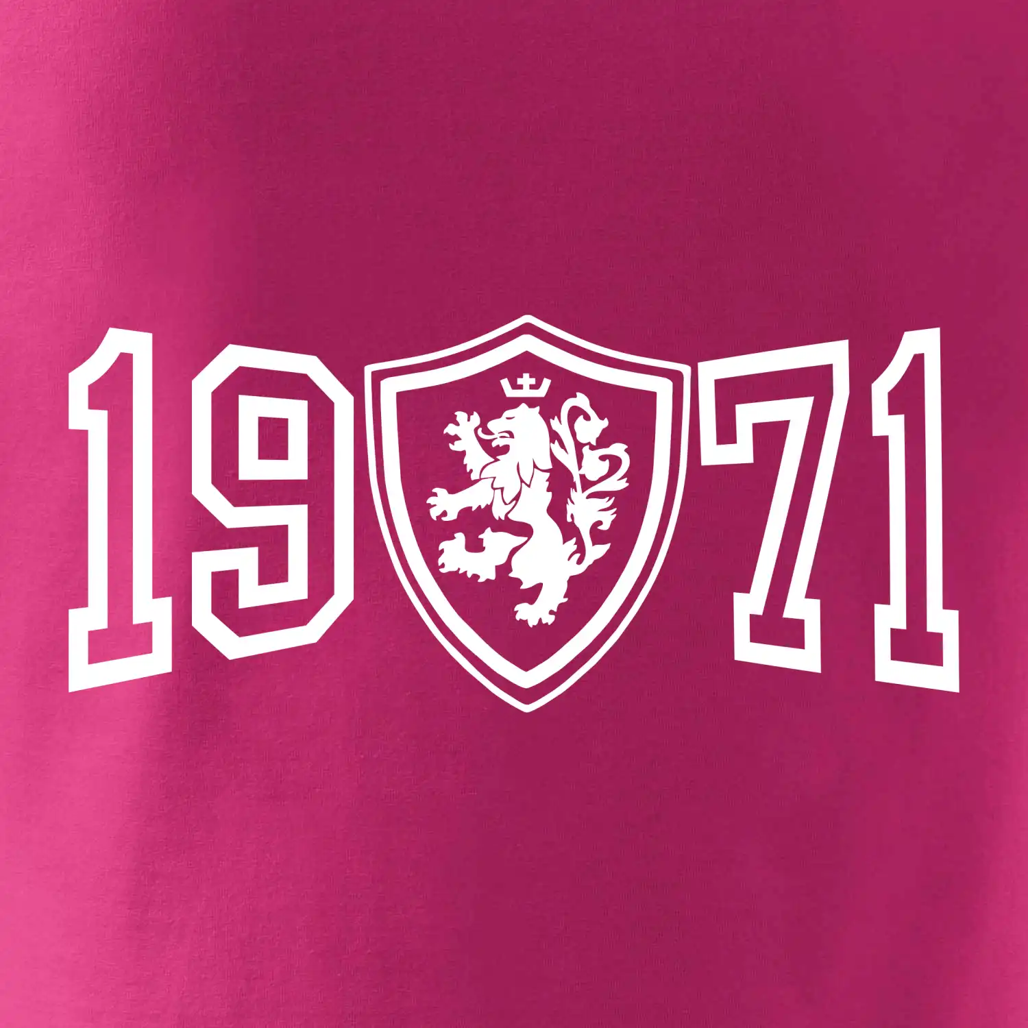 Narozeninový motiv - znak - 1971