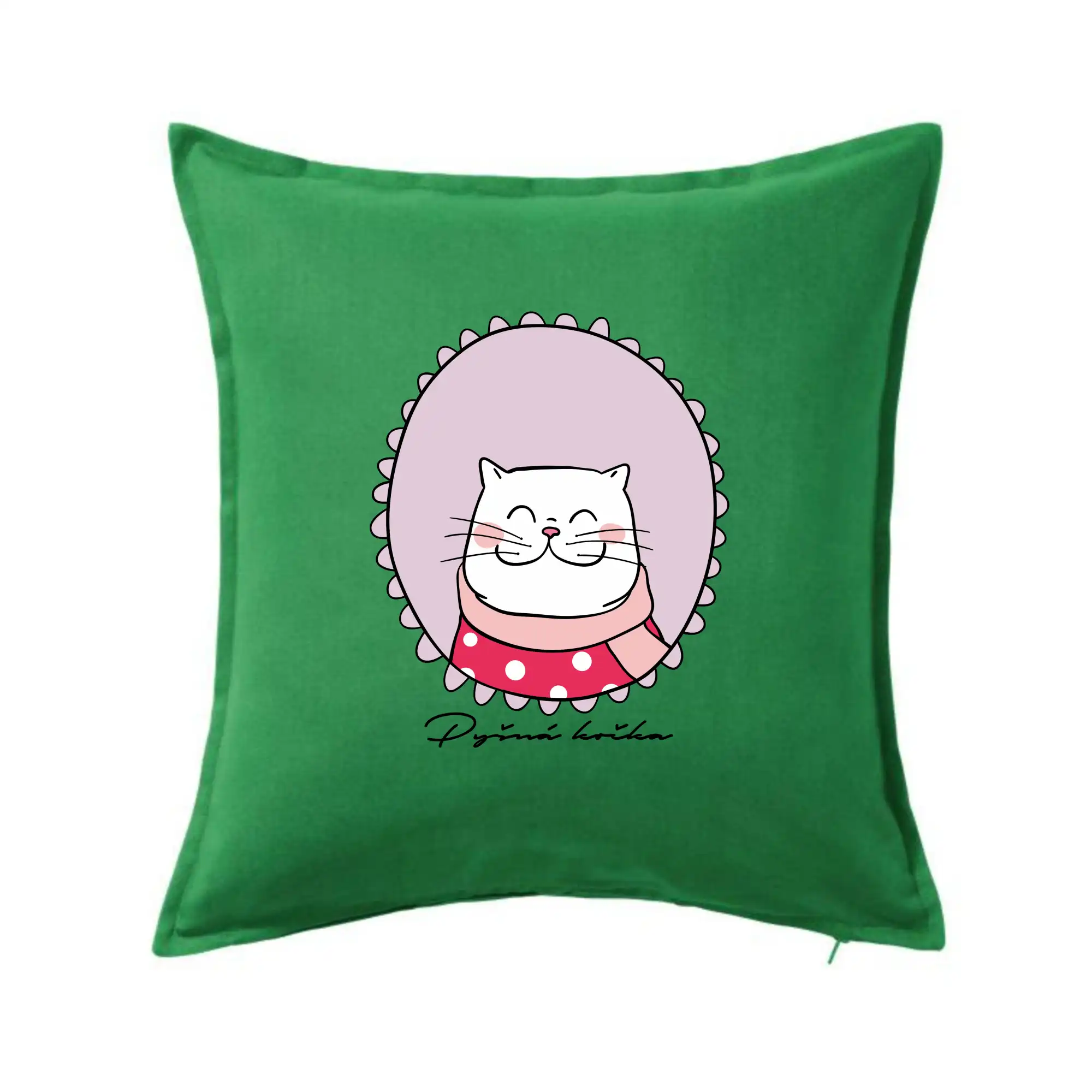 Pyšná kočka fialová