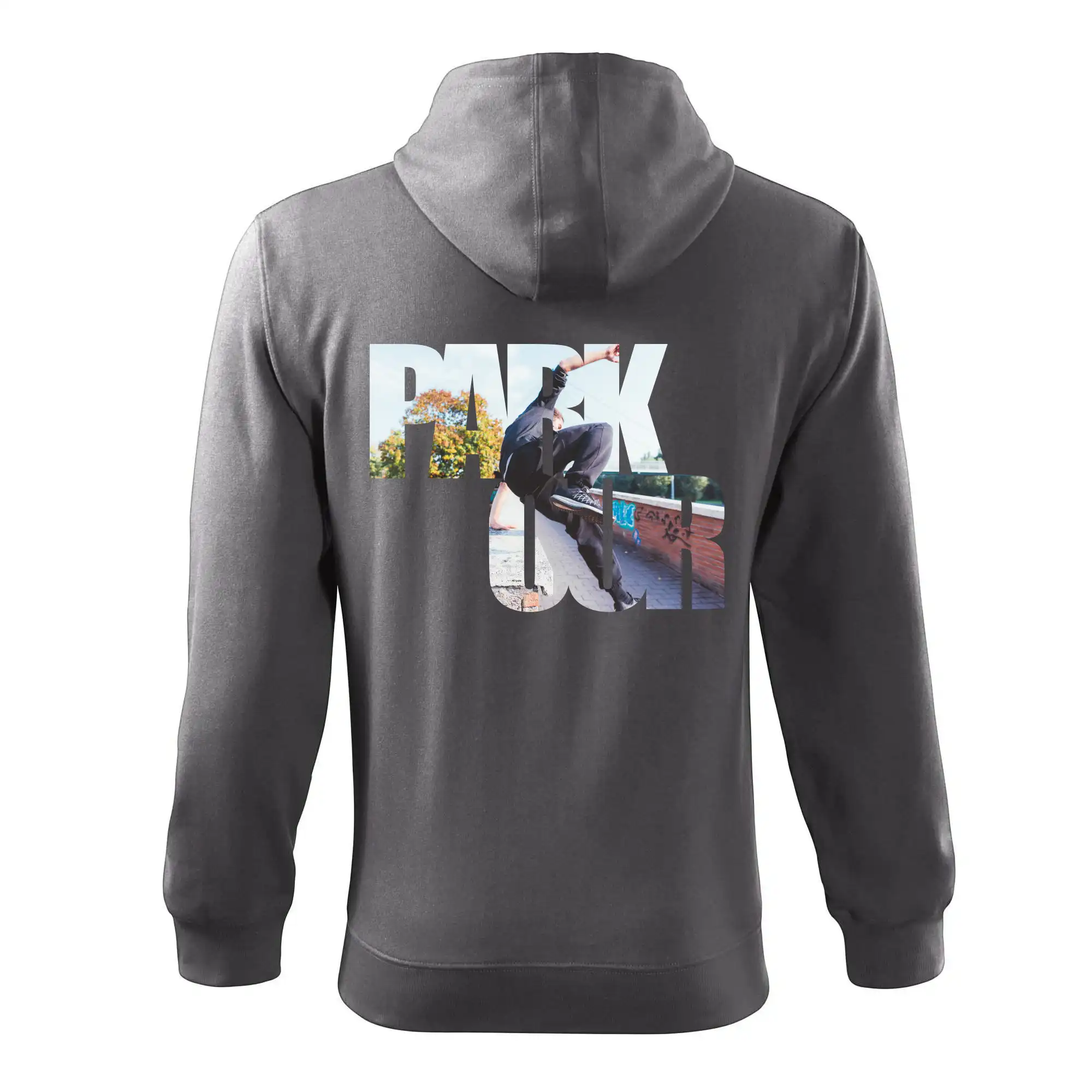 Parkour nápis ve městě