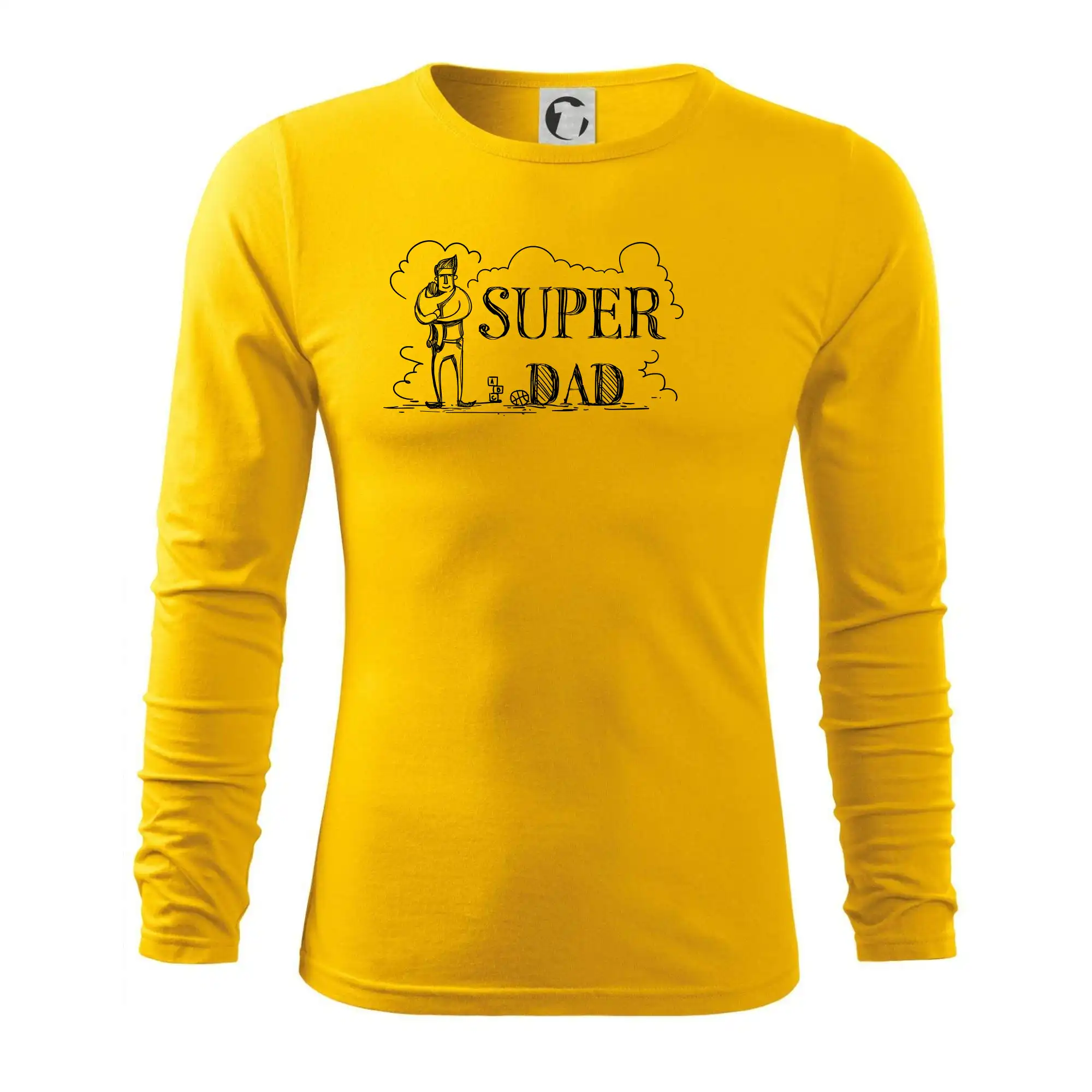 Kreslený nápis super dad