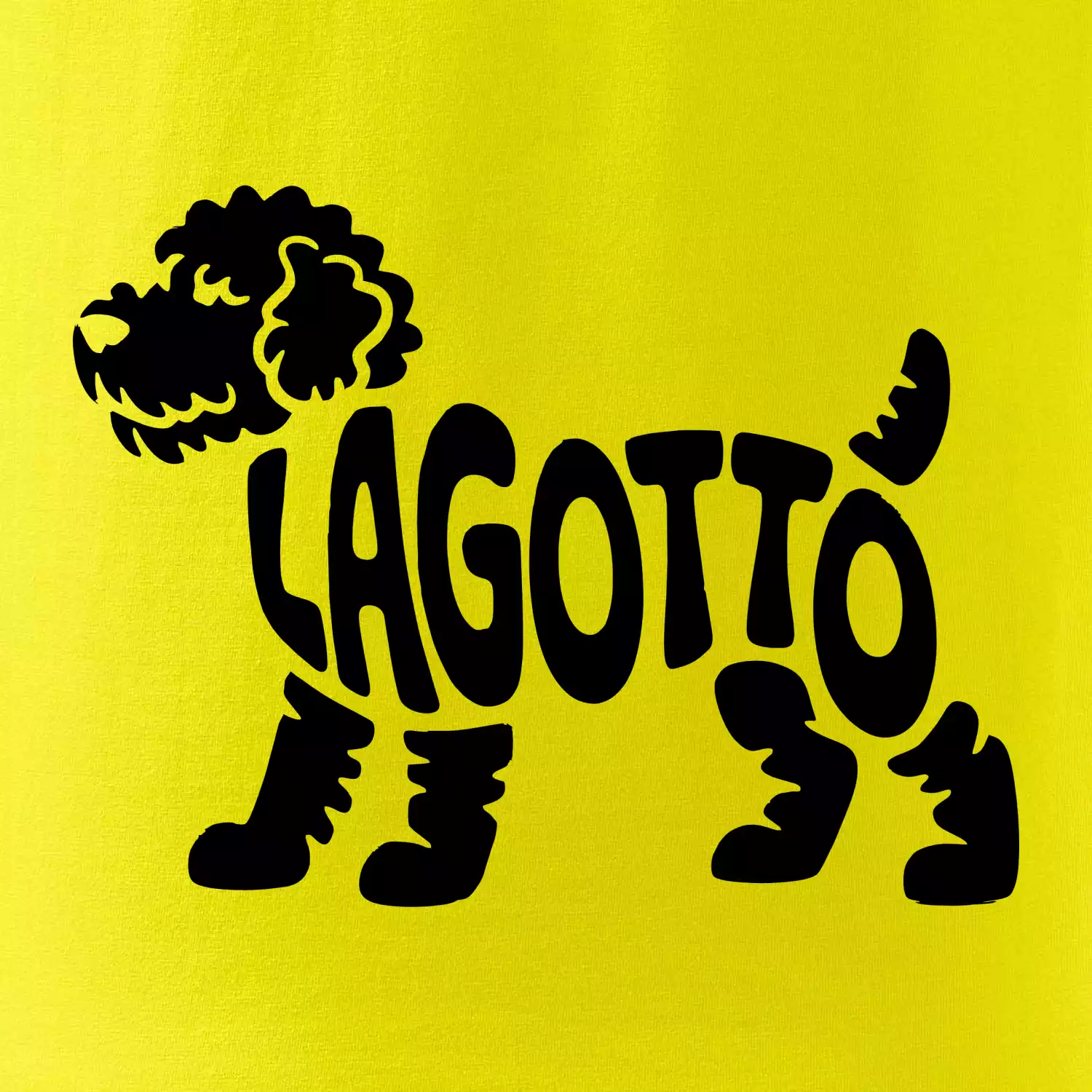 Lagotto nápis v těle