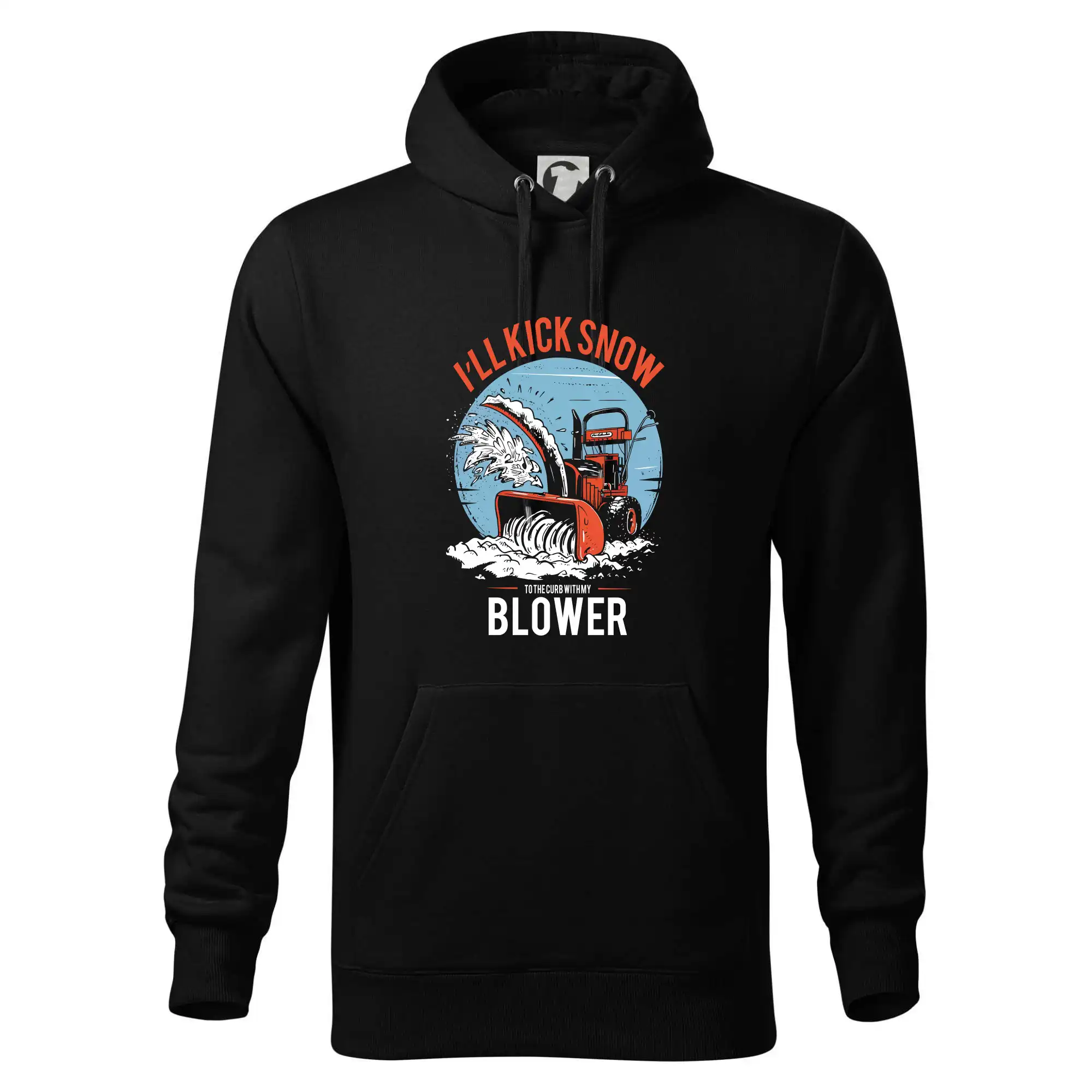 Kick snow blower