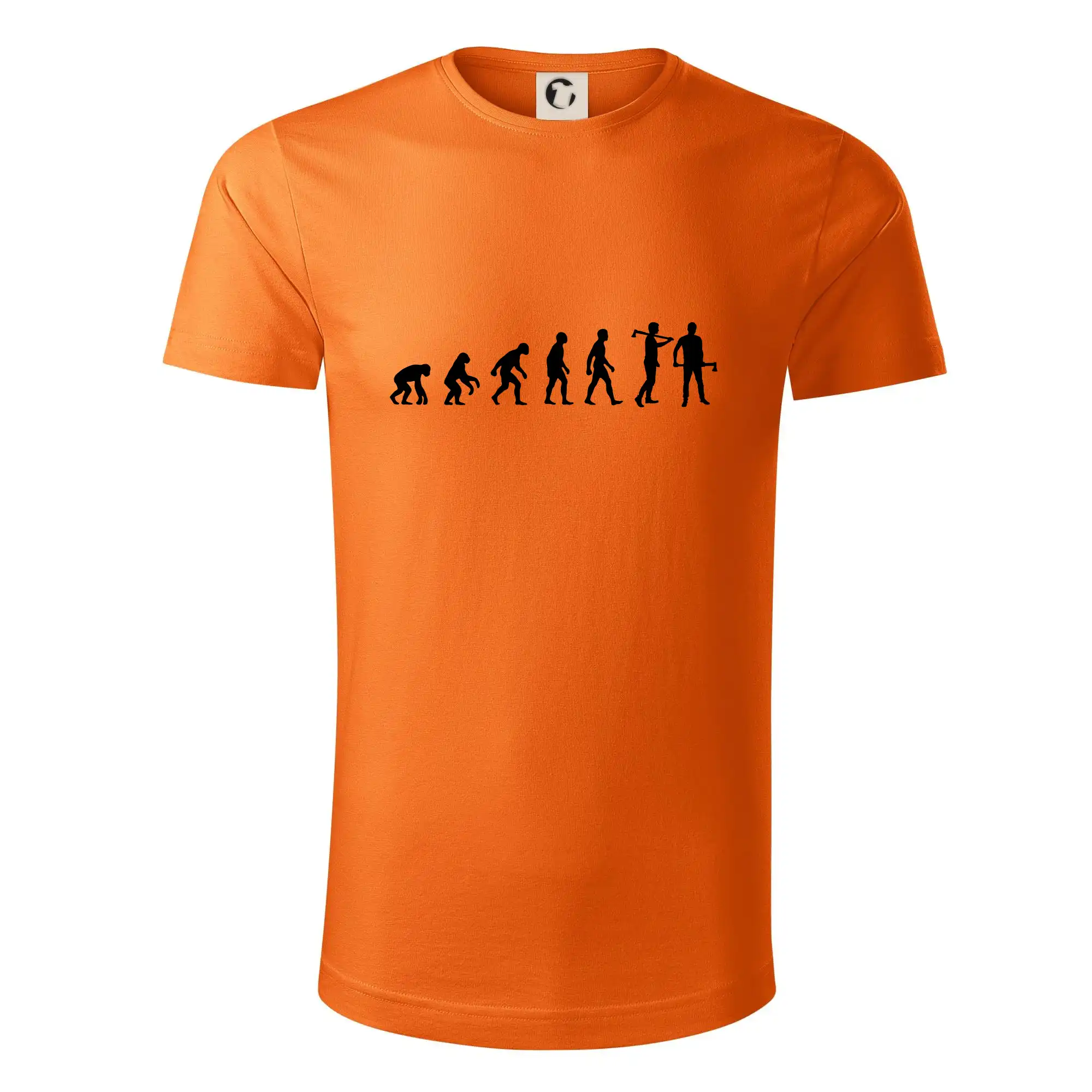 Evoluce dřevorubec - sekera
