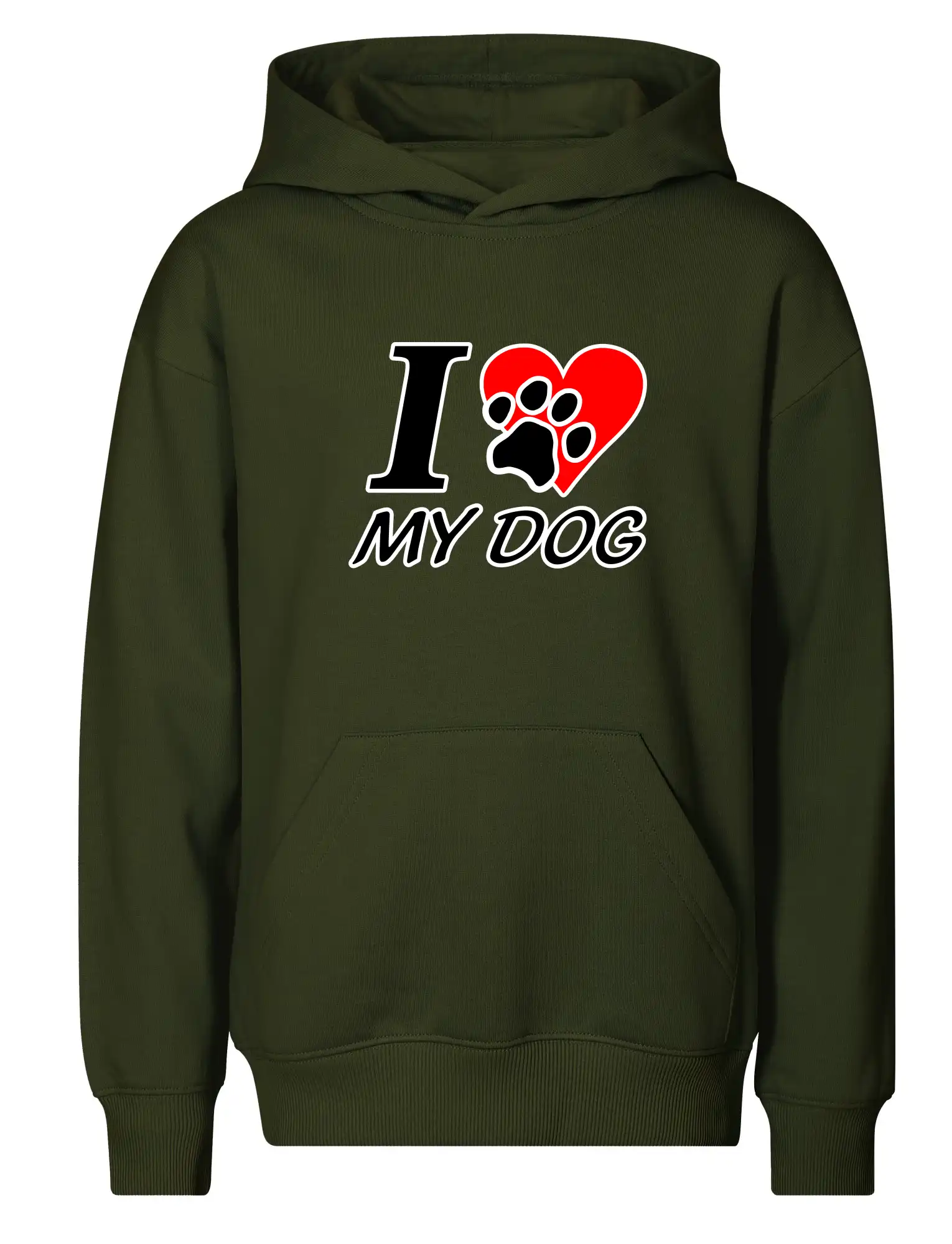 I love my dog - nápis