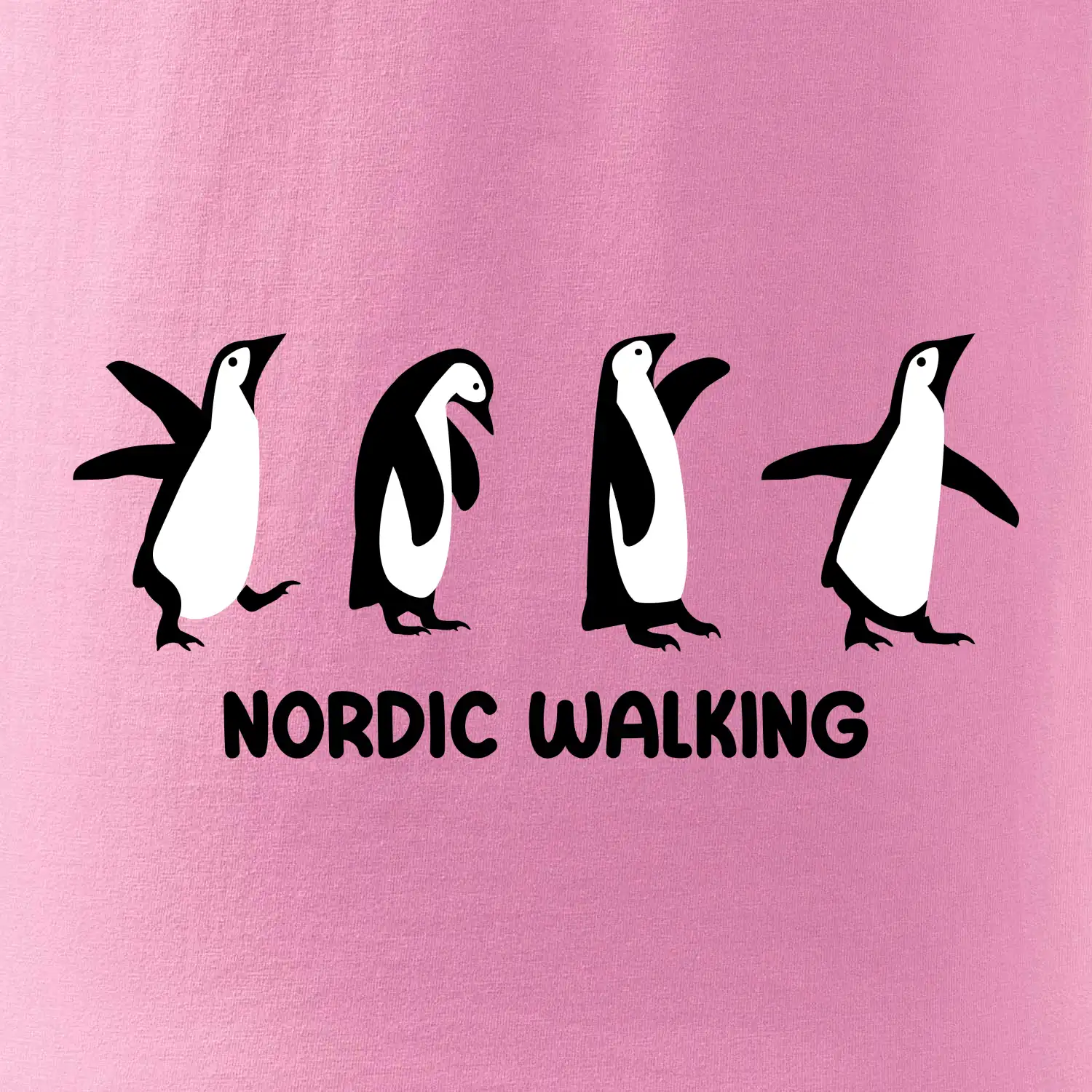 Nordic walking tučňáci - kreslení